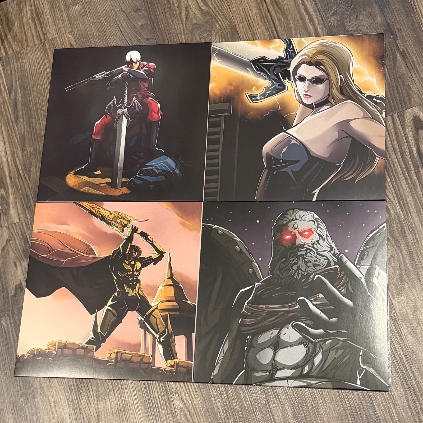 Devil May Cry Soundtrack Limited Edition Deluxe 4XLP Colored Vinyl Record Laced