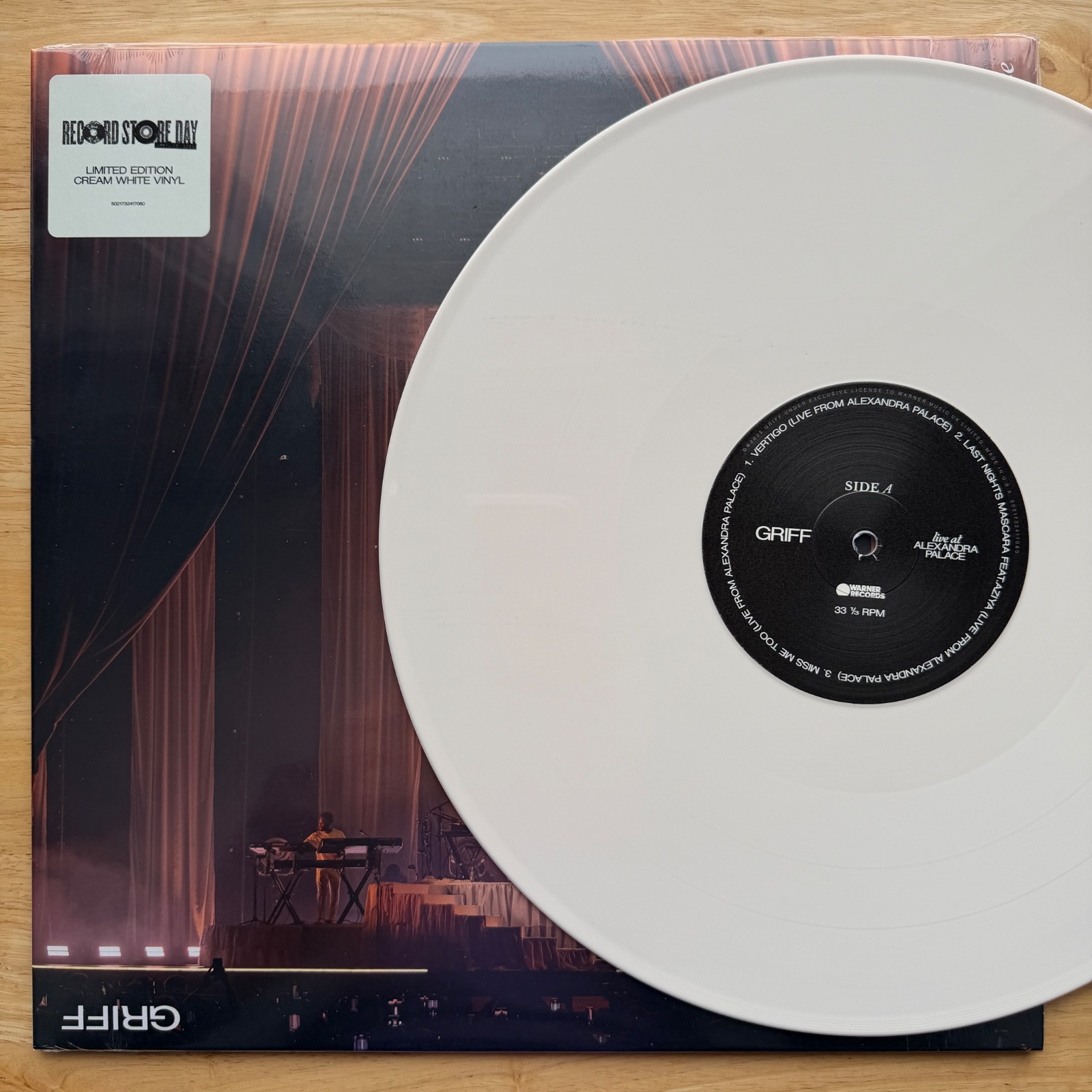 Griff Live From Alexandra Palace 12″ Cream White Vinyl RSD 2025 Record Store Day