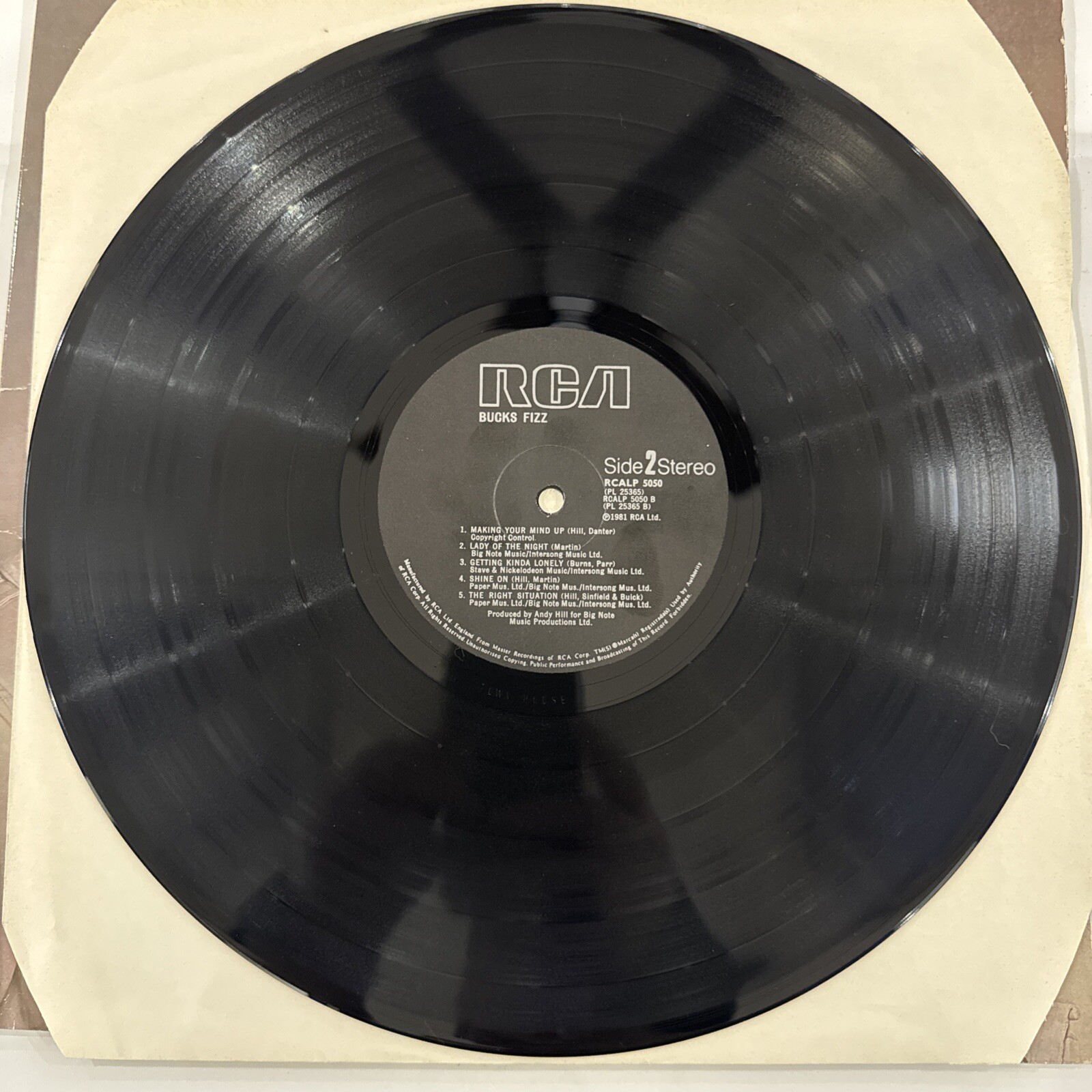BUCKS FIZZ 1981 UK Debut VINYL LP One Of Those Nights Making Your Mind Up same *
