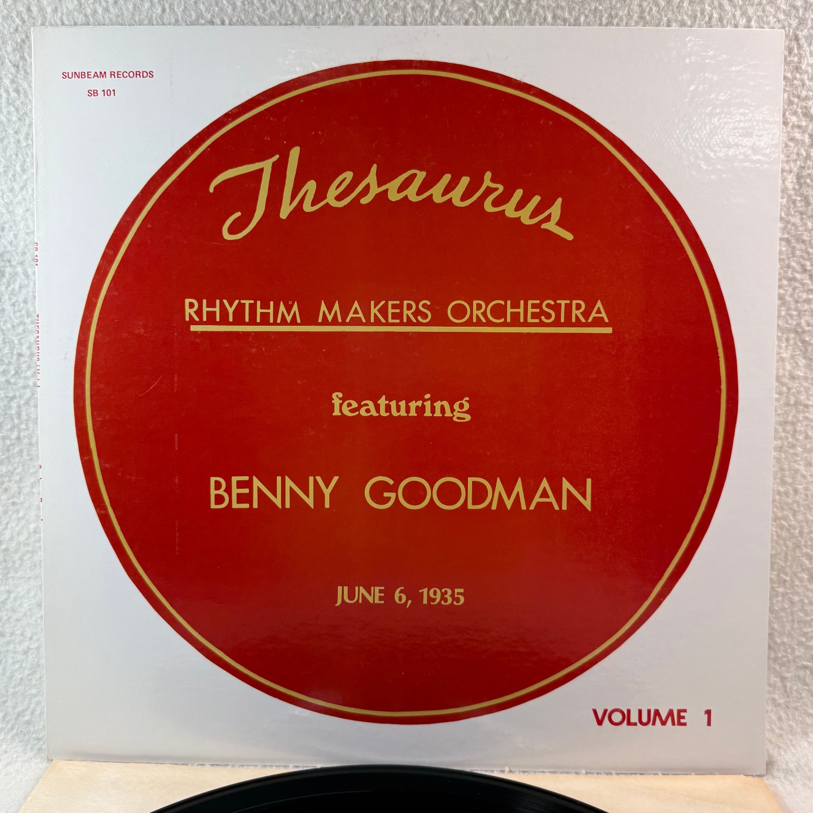 Rhythm Makers Orchestra Featuring Benny Goodman, Thesaurus, Volume 1 (SB 101) EX