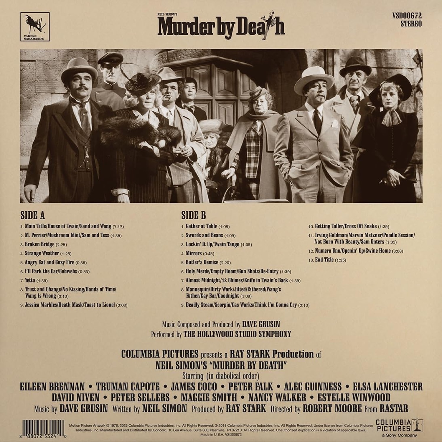 Murder By Death Soundtrack Translucent Clear