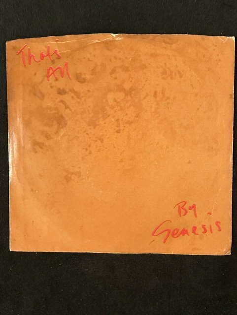 Genesis~That’s All/Second Home By the Sea 7″ 45 w Pic. Slv. 1983 Atlantic VG/VG
