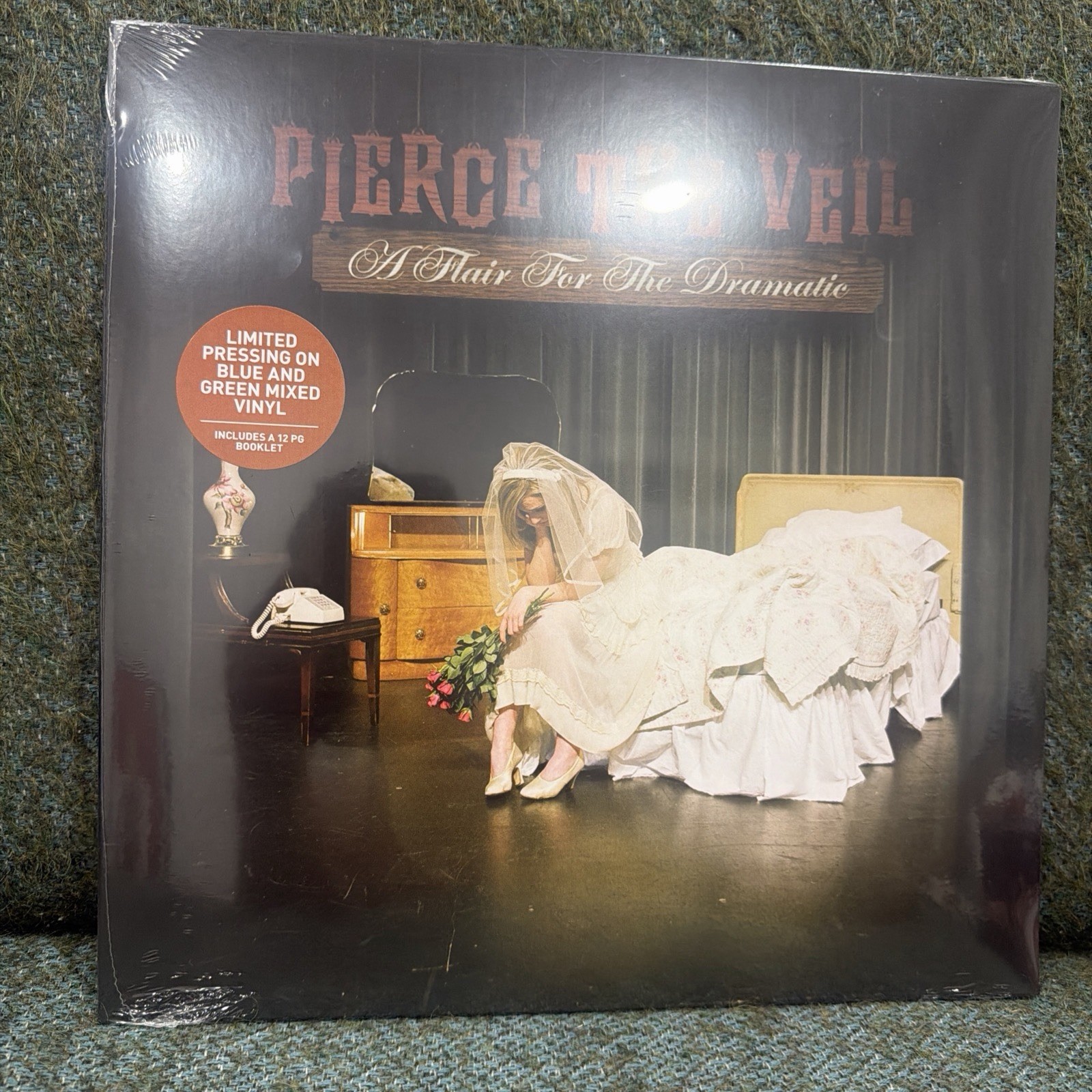 Pierce The Veil A Flair For The Dramatic Colored Vinyl LP Blue Green IN HAND