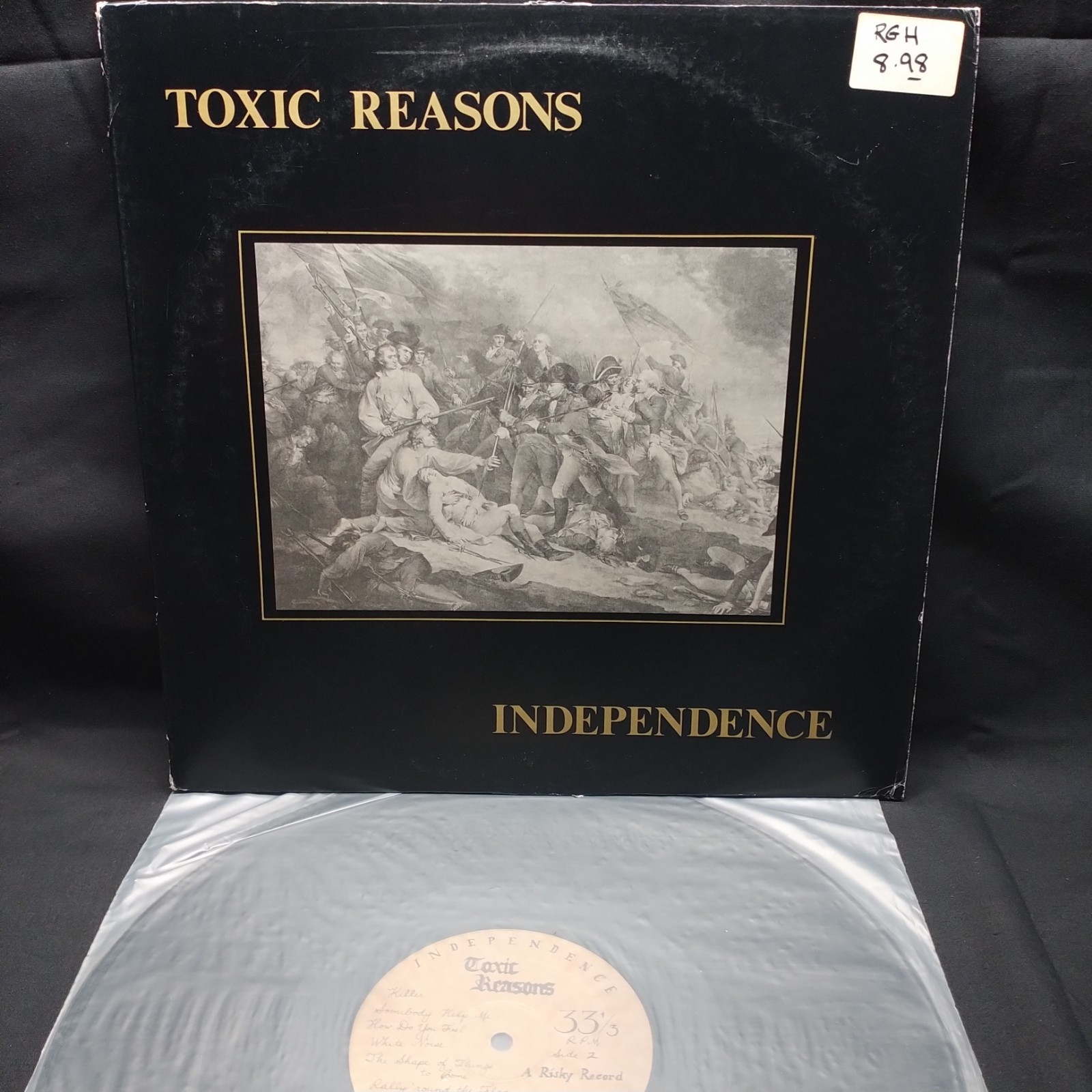 Toxic Reasons – Independence 1983 LP Hardcore, Punk Vinyl Record