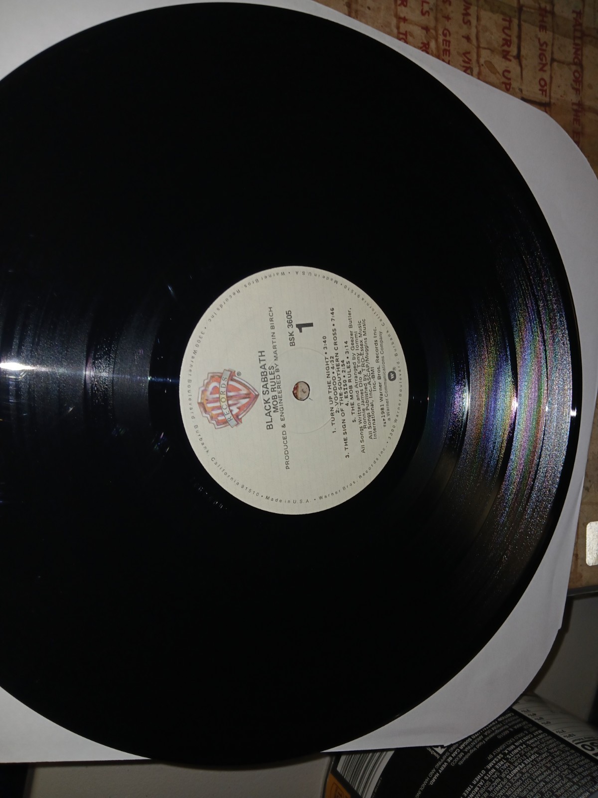 Black Sabbath The Mob Rules VG+