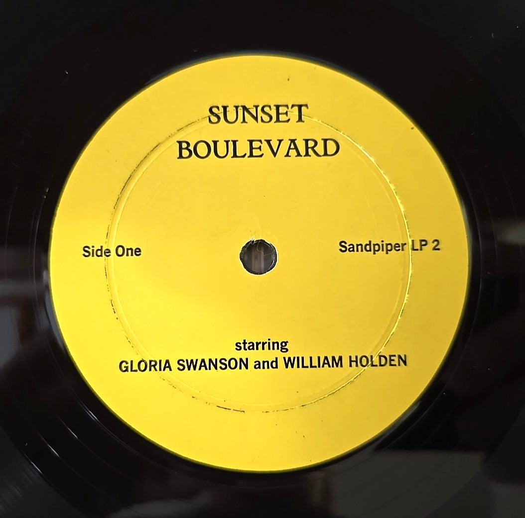 Swanson Holden Sunset Boulevard Radio Performance Record LP2 ~ NM/F ~ FREE SHIP