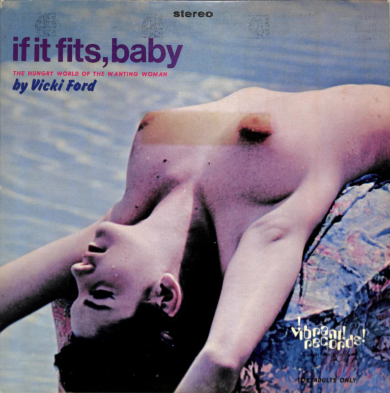 Vicki Ford If It Fits Baby LP Vibrant Records 1005 Adult Spoken Word Comedy VG