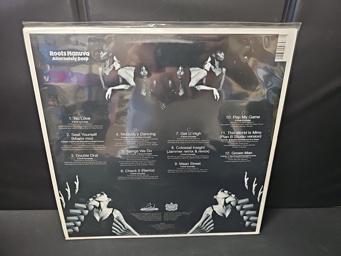 Roots Manuva – Alternately Deep – Big Dada 2 Vinyl LP Record RARE HTF 2006