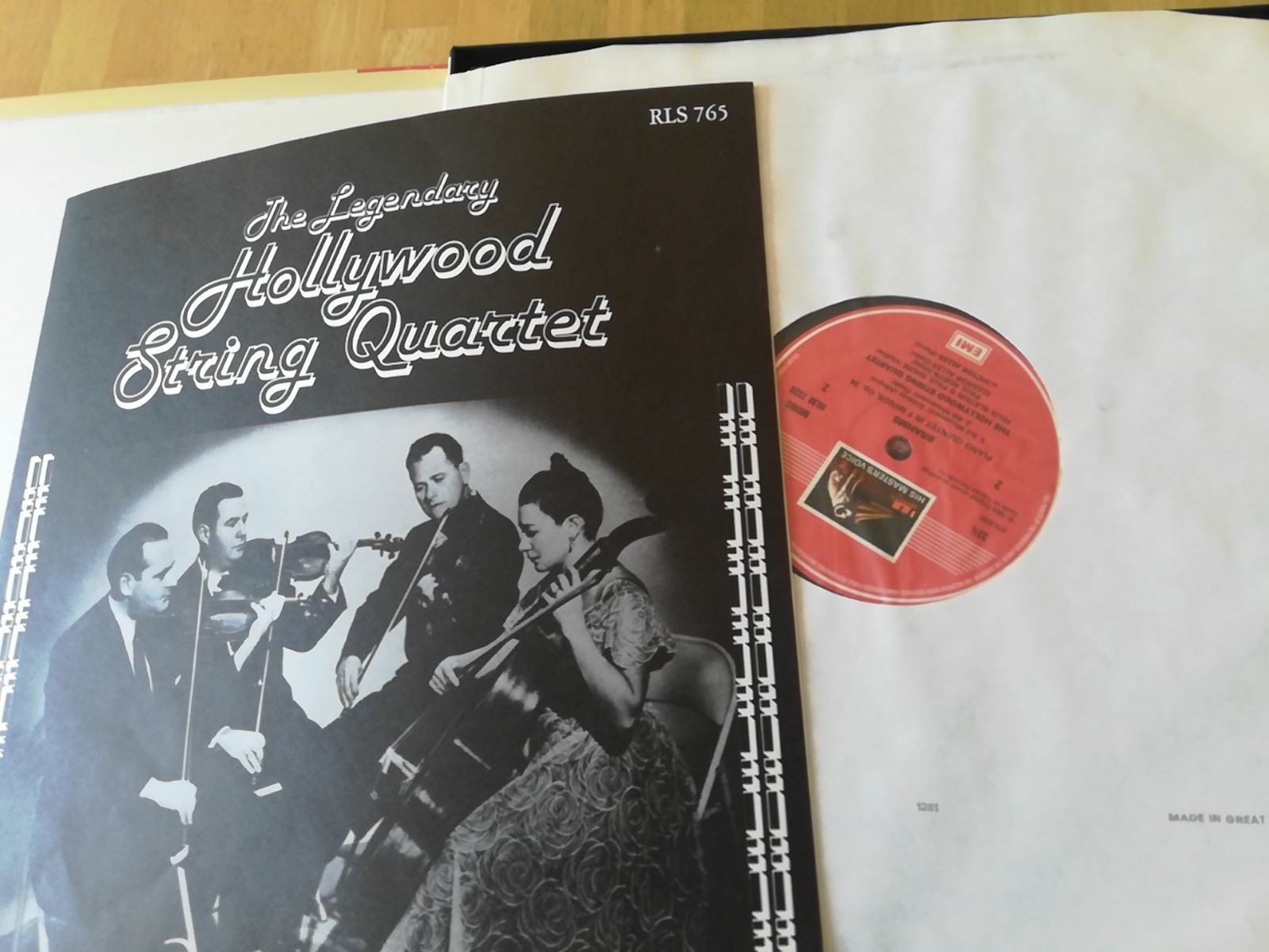 EMI RLS 765 HOLLYWOOD STRING QUARTET – Brahms Schubert Smetana Dvorak UK 3LP NM