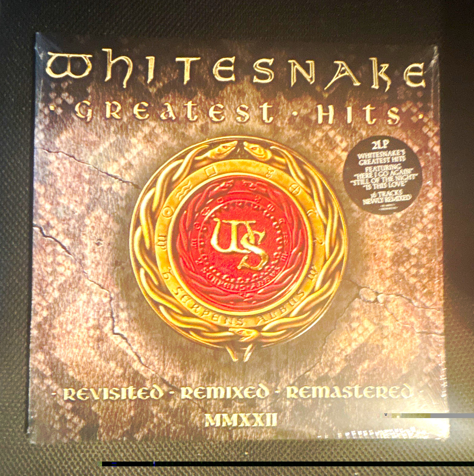 Whitesnake – Greatest Hits 2LP Vinyl Rhino Records Rock 2022 Remixed Sealed
