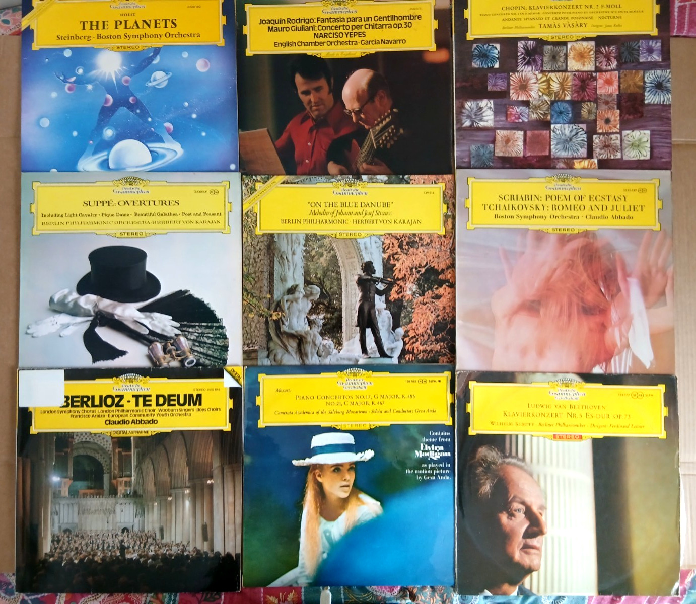 JOB LOT OF 30 DEUTSCHE GRAMMAPHON CLASSICAL LPs ALL IN EXCELLENT CONDITION
