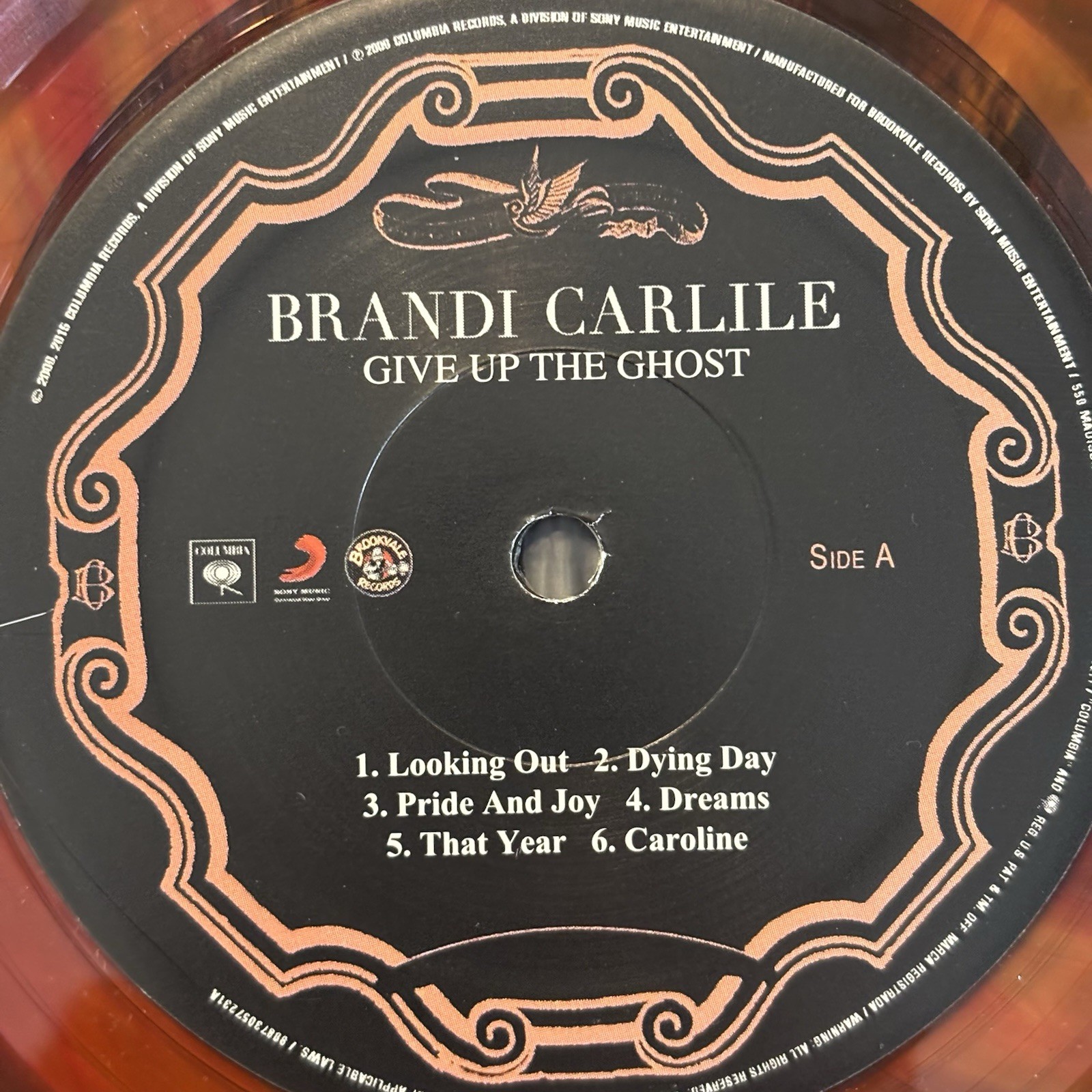 Brandi Carlile Give Up The Ghost NUMBERED COLORED VINYL 2016 Cola Brown 85/1000