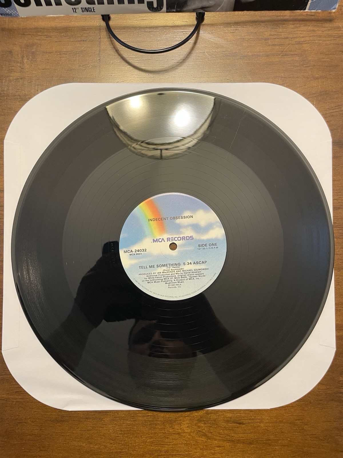 Indecent Obsession – Tell Me Something 1990 12” Vinyl DJ Maxi Single