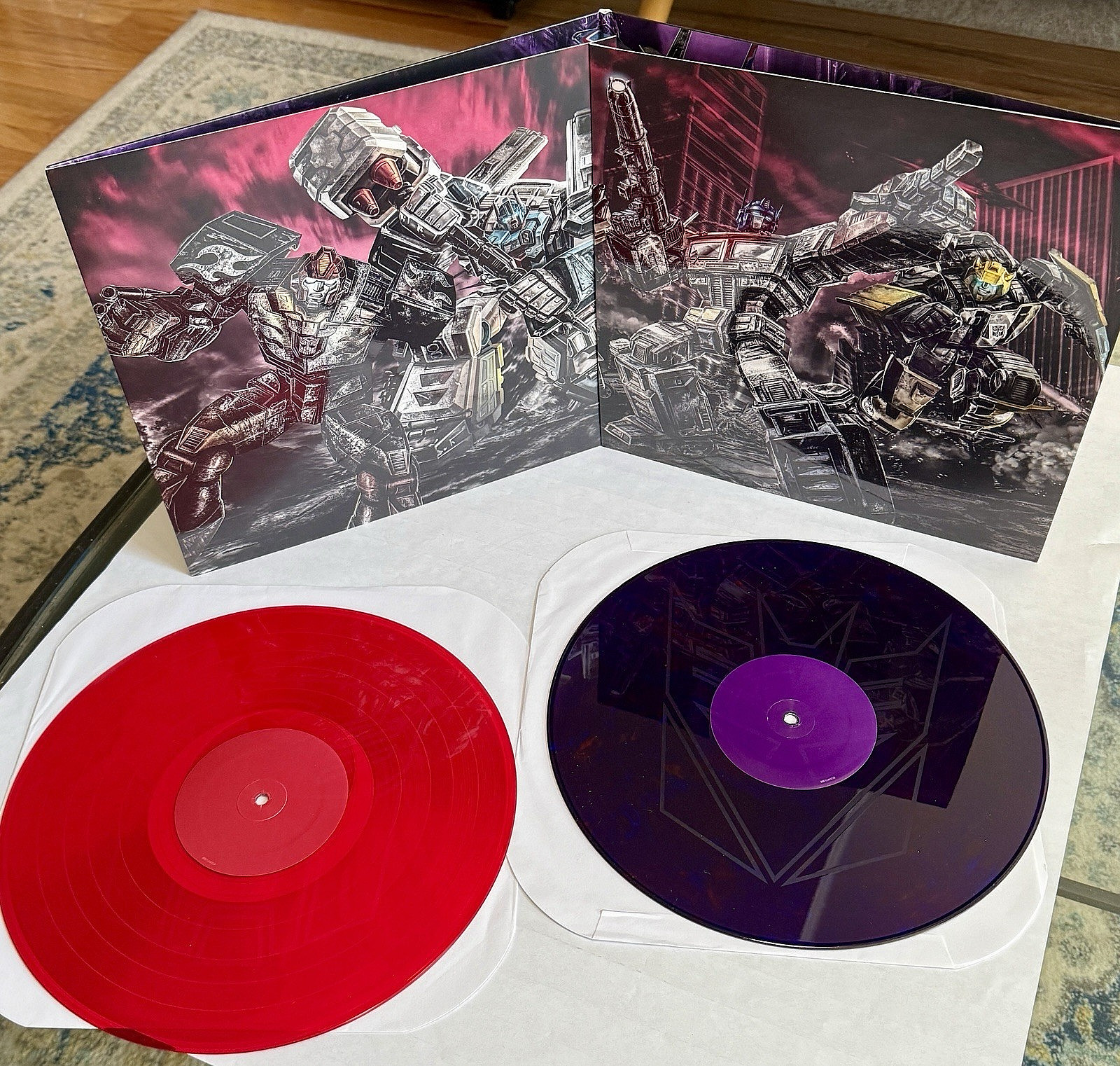 Transformers Original Soundtrack RSD Etched Colored Vinyl Record Store Day RARE