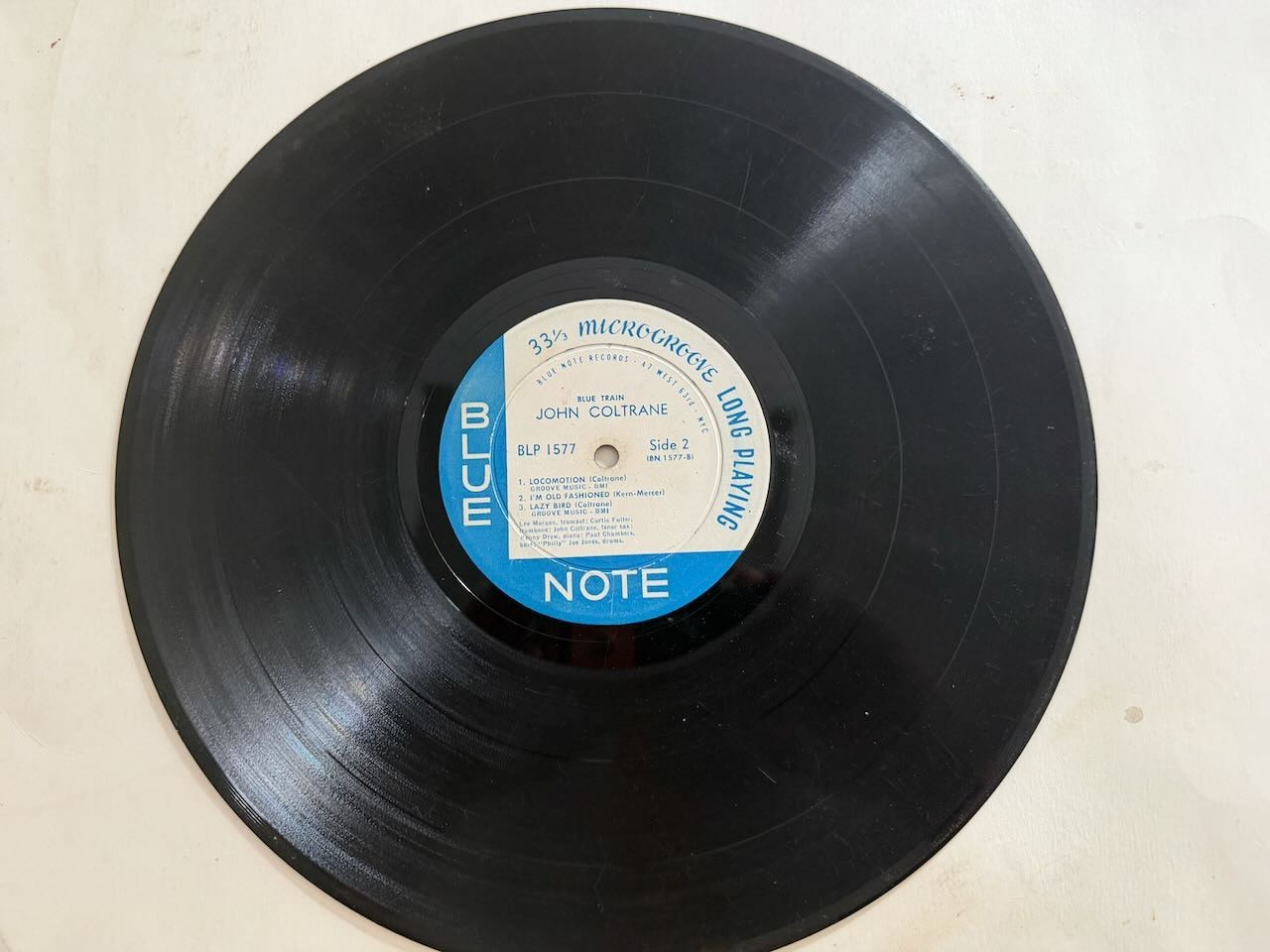 John Coltrane Blue Note 1577 LP “Blue Train” W.63rd DG ~ Ear RVG 9 M