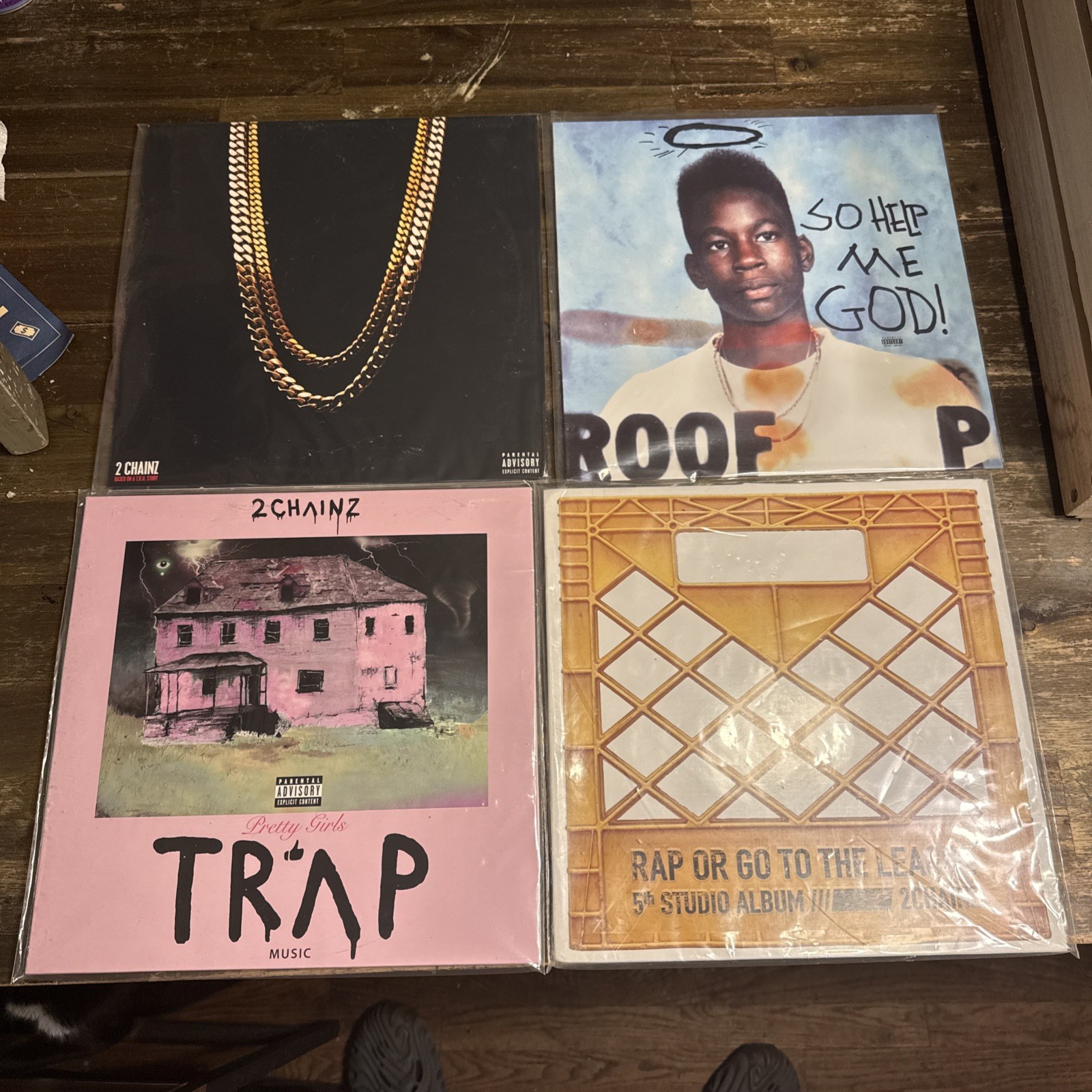 2 Chainz 4 Rap Album Vinyl Collection Like New