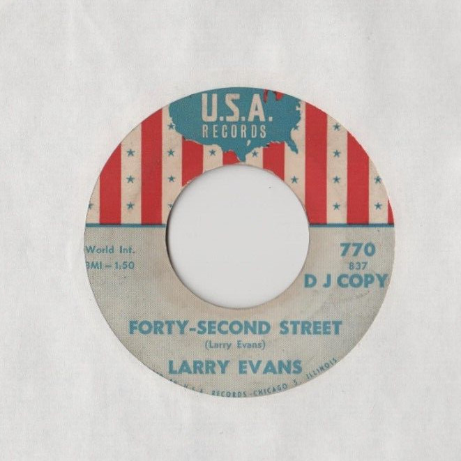 LARRY EVANS Fool of the Year / Forty Second Street 45 RECORD RARE NORTHERN SOUL