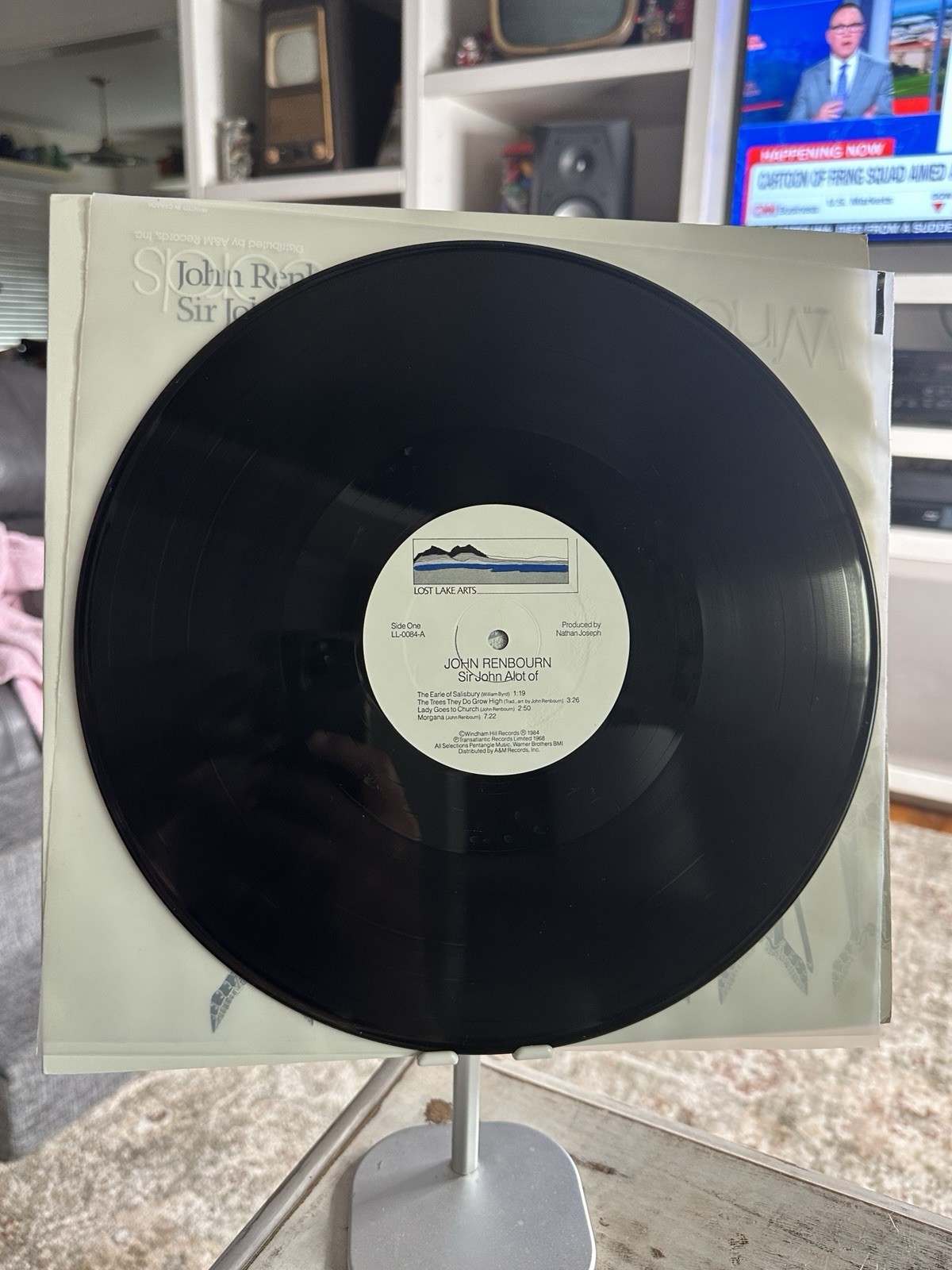 John Renbourn – Sir John Alot Of Merrie EX/VG 1984 Ultrasonic Clean Vinyl