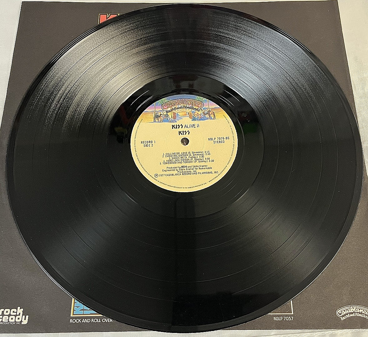 KISS ALIVE II Canada 2XLP Vinyl Tattoos Booklet Sleeves Polydor Ace Aucoin VG+