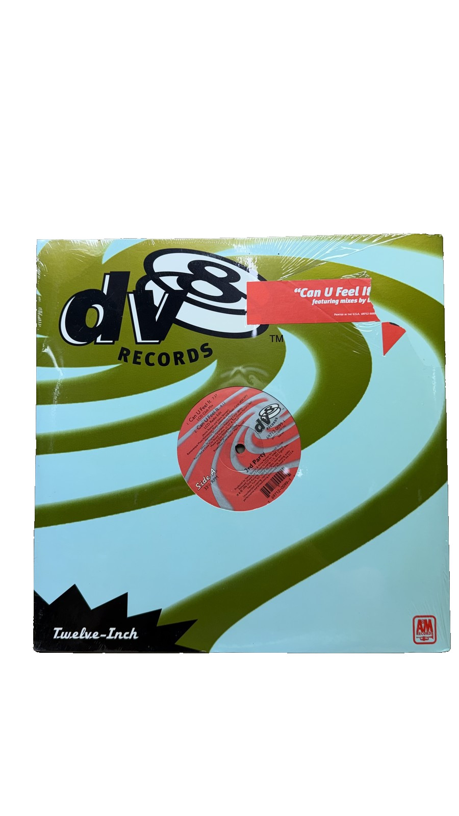 Vtg 1996 Sealed 3RD PARTY 12″ 33rpm Vinyl Record CAN U FEEL IT 69712 0099 1 dv8