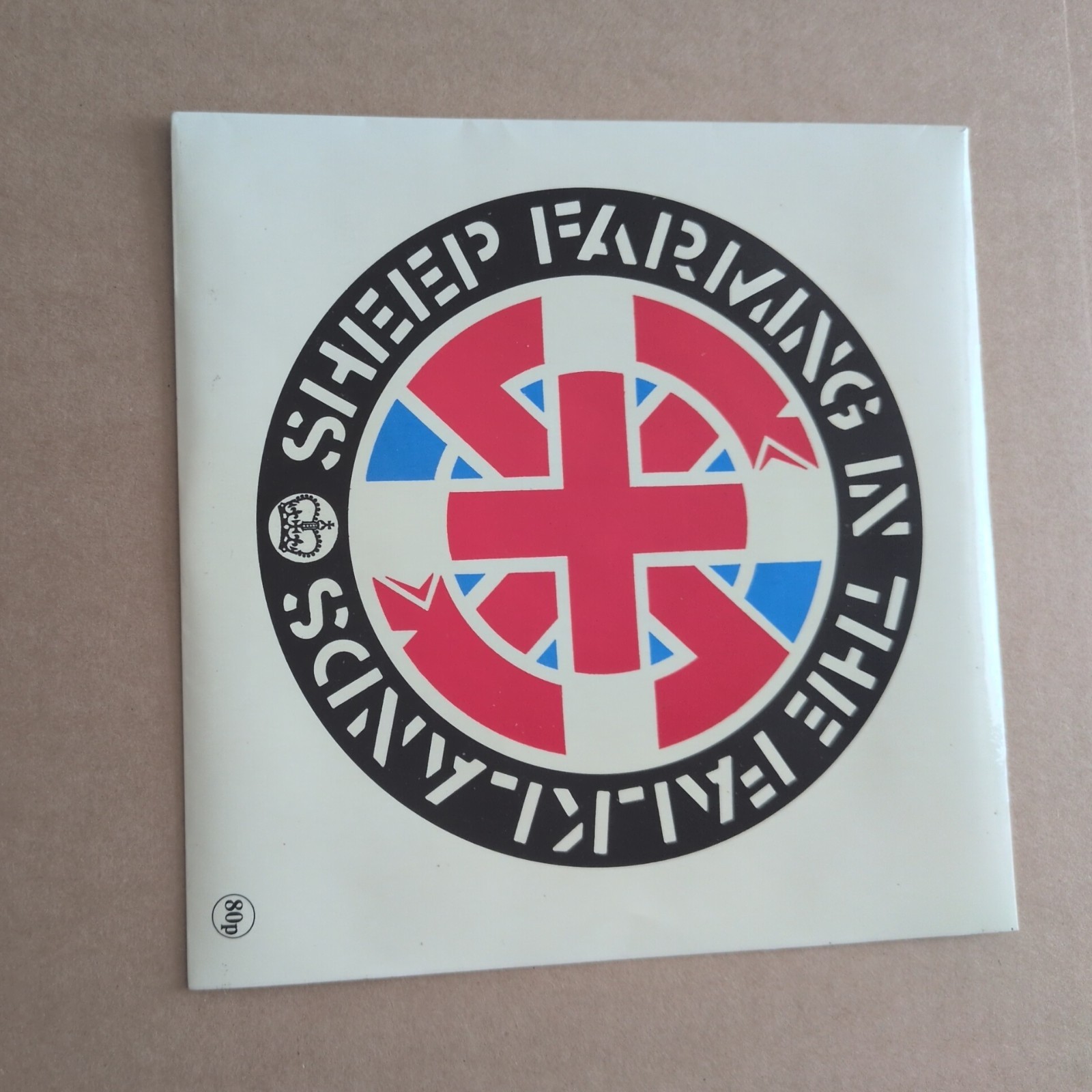 Crass, Sheep Farming In The Falklands/ Gotcha! 1983 Crass Records UK 7″ EX/EX
