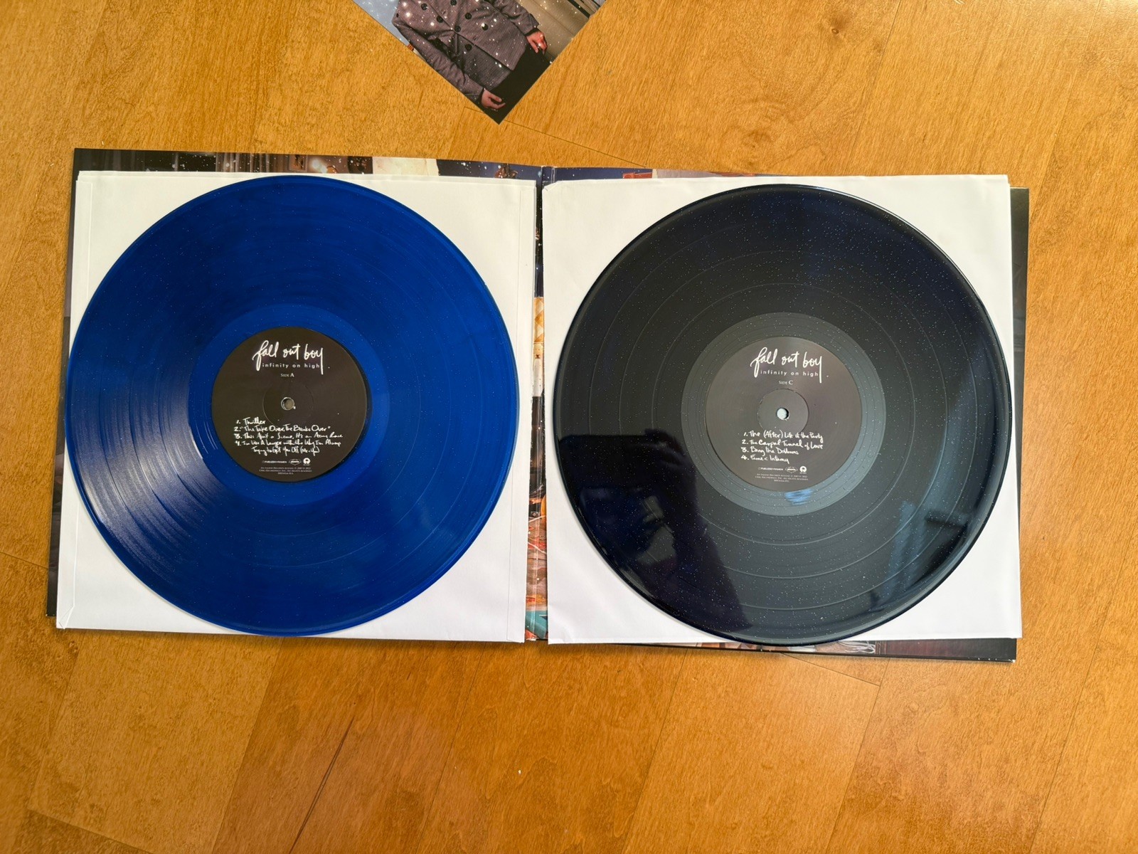 Fall Out Boy Infinity On High 2LP 15th Anniversary Glitter Blue Vinyl Limited NM