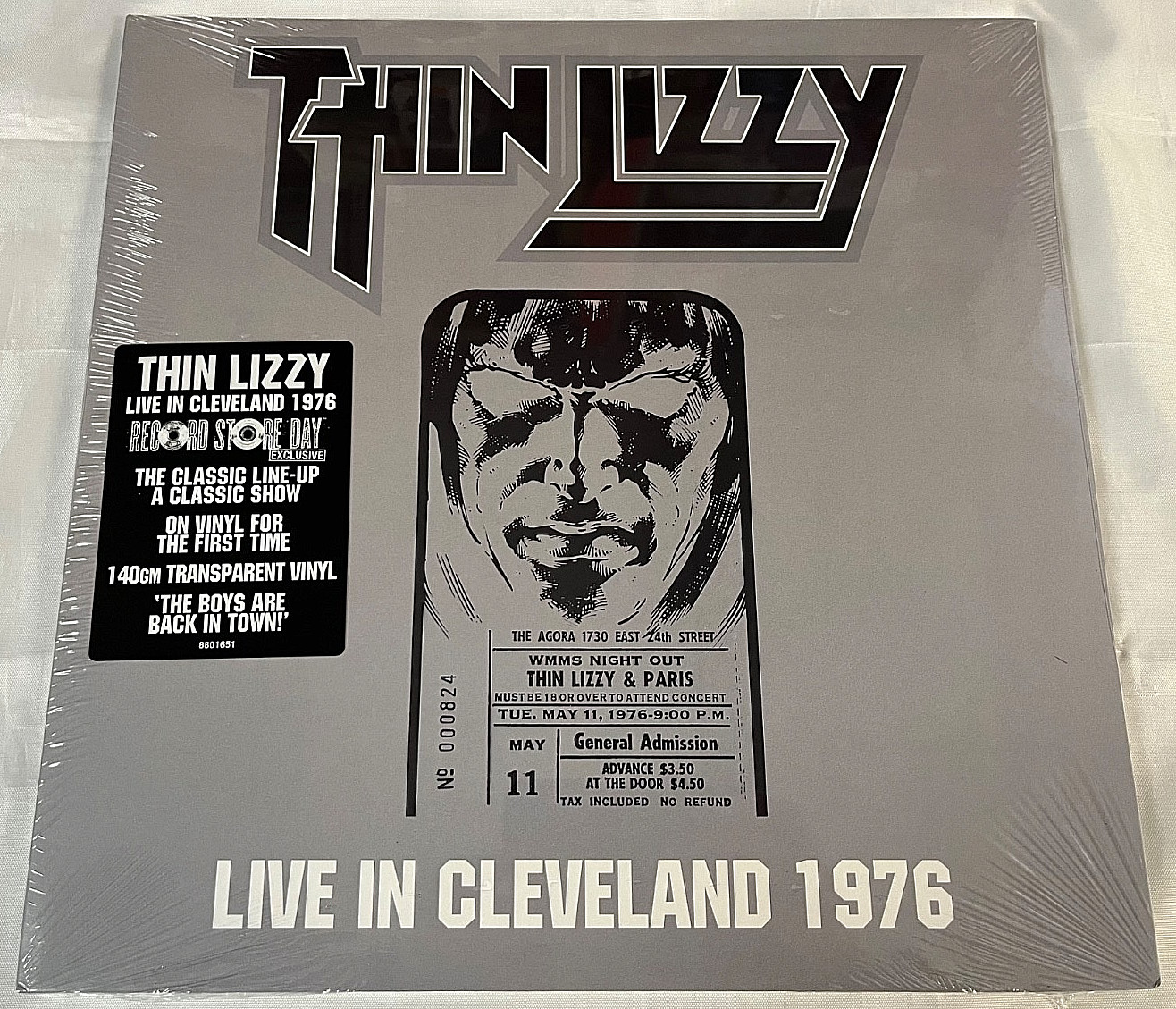 THIN LIZZY – Live In Cleveland 1976 – 2XLP RSD Record Store Day 2026 140G Color