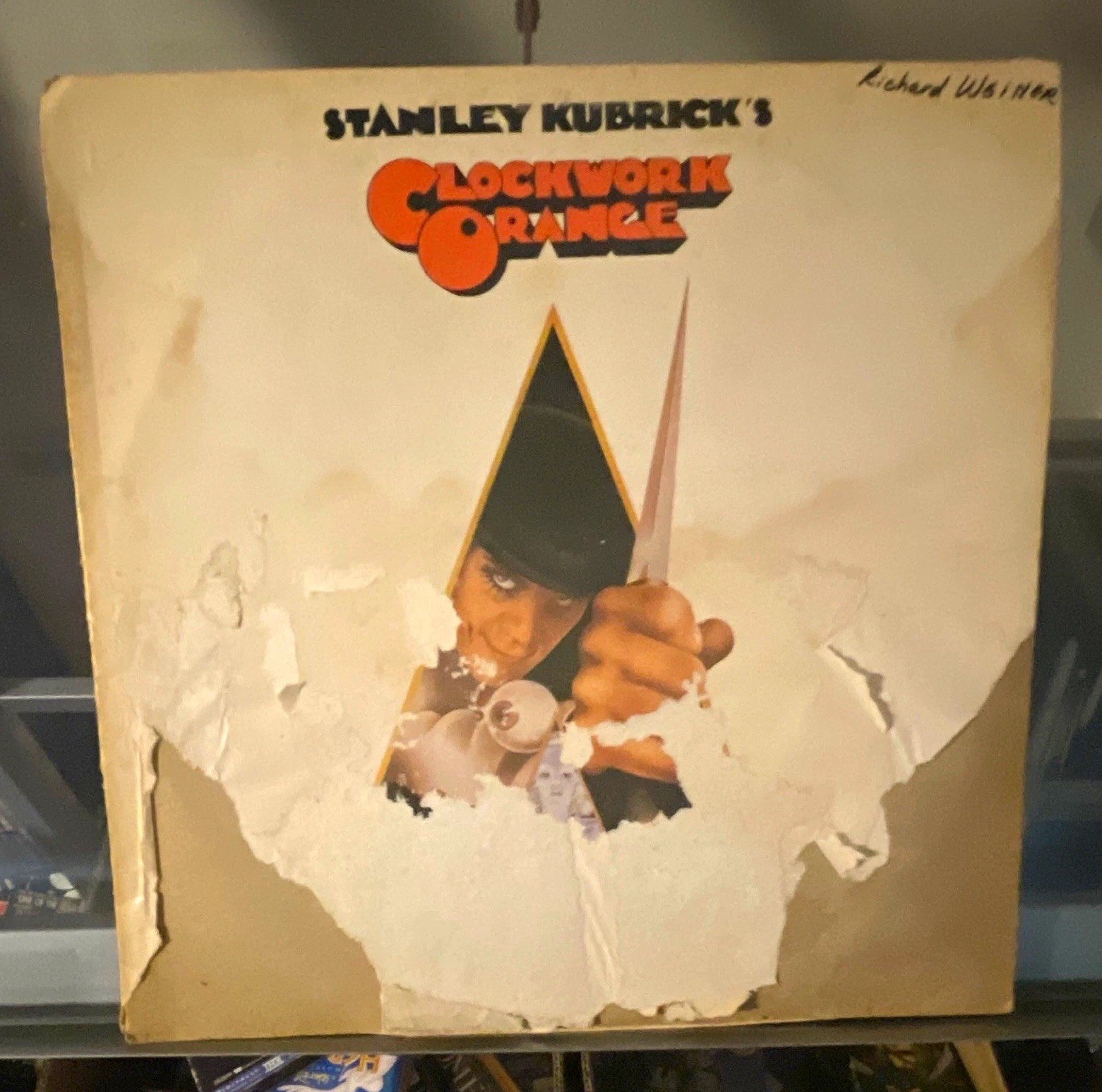 Warner Bros. A Clockwork Orange Soundtrack 12″ Black Vinyl LP Stereo BS 2573
