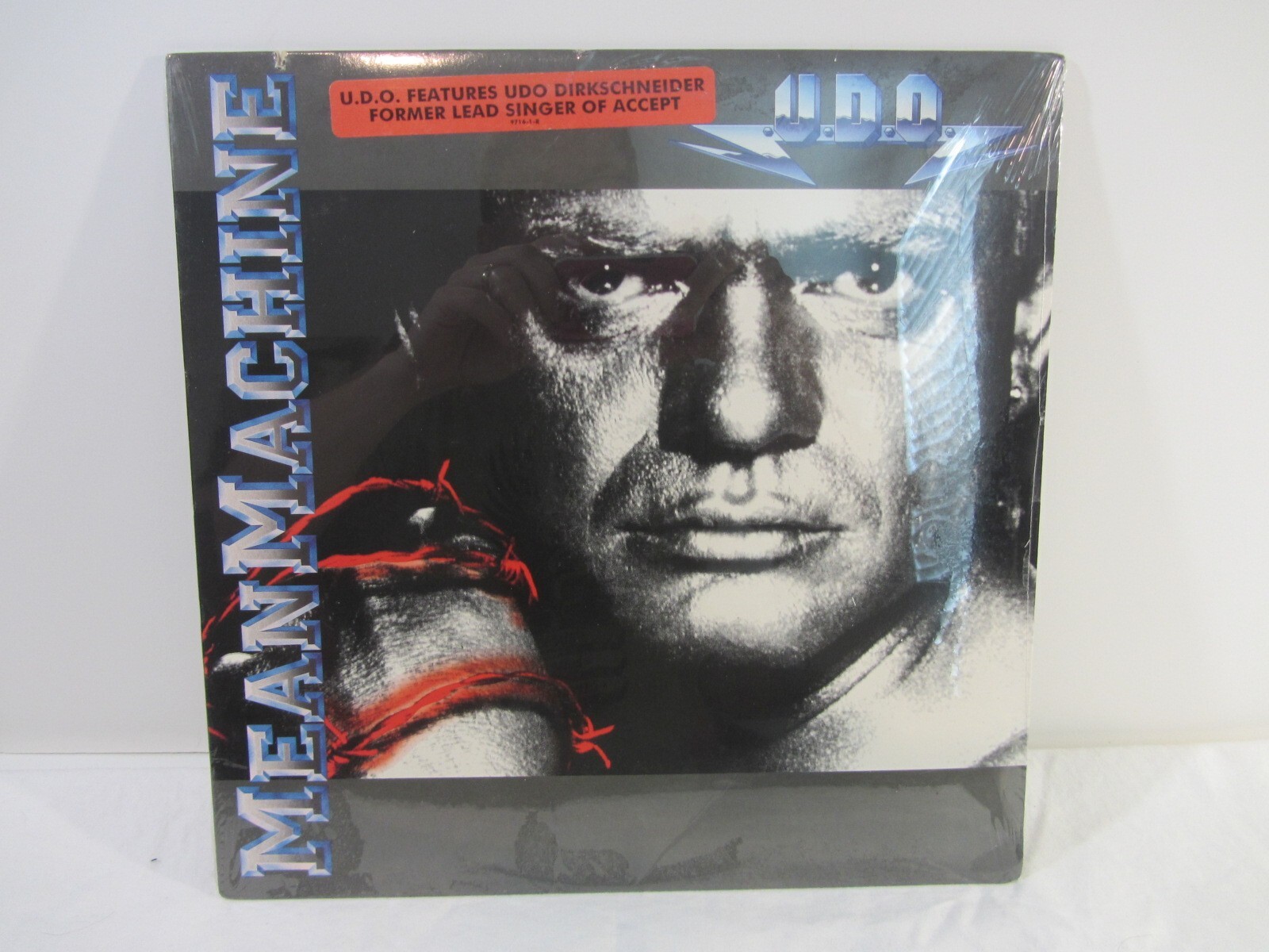 STILL SEALED U.D.O. Mean Machine 1988 USA Orig Vinyl LP UDO Dirkschneider Accept