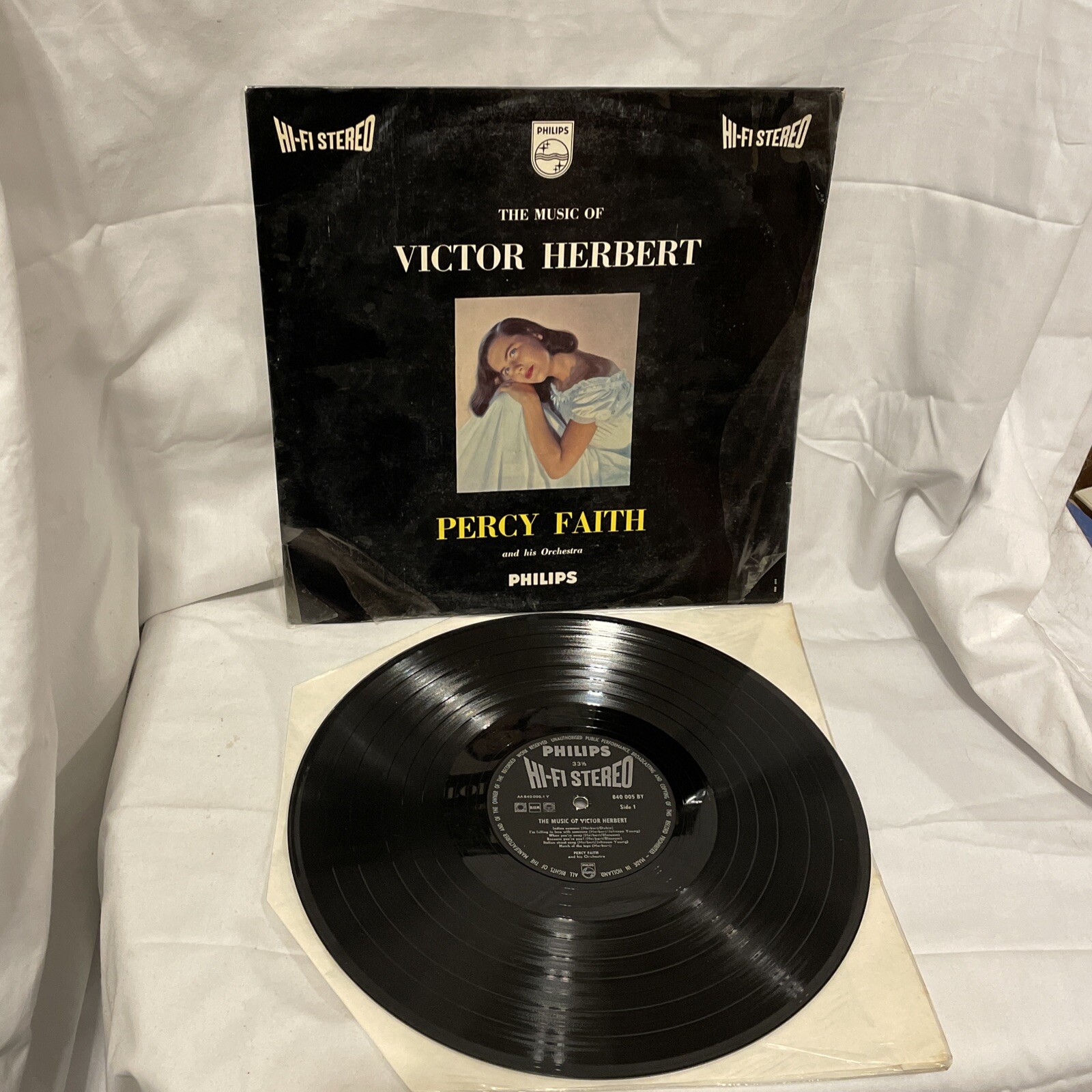 Percy Faith The Music Of Victor Herbert (Vinyl, 1959) Philips 840 005 BY VG+