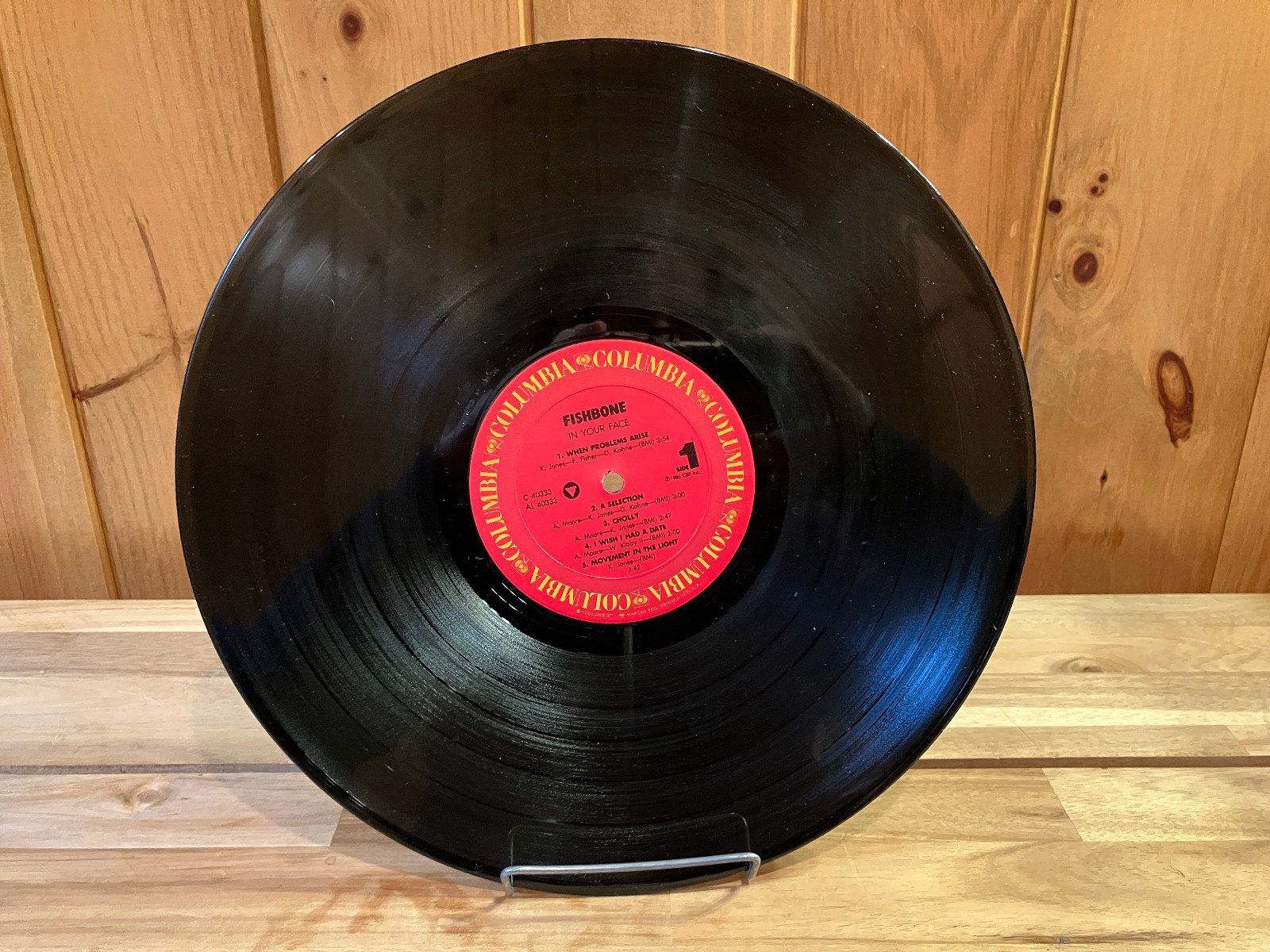 FISHBONE – IN YOUR FACE vinyl record lp 1986 cbs PROMO