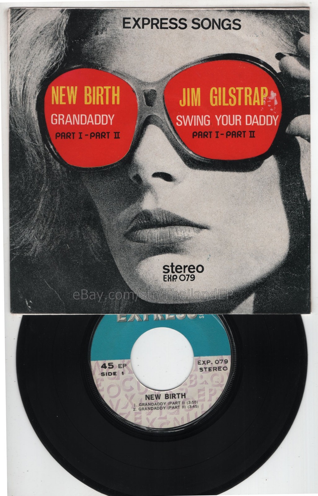 NEW BRITH /GRANDADDY (PART I) /JIM GGILSTRAP / THAI EP 7″ THAILAND 45RPM