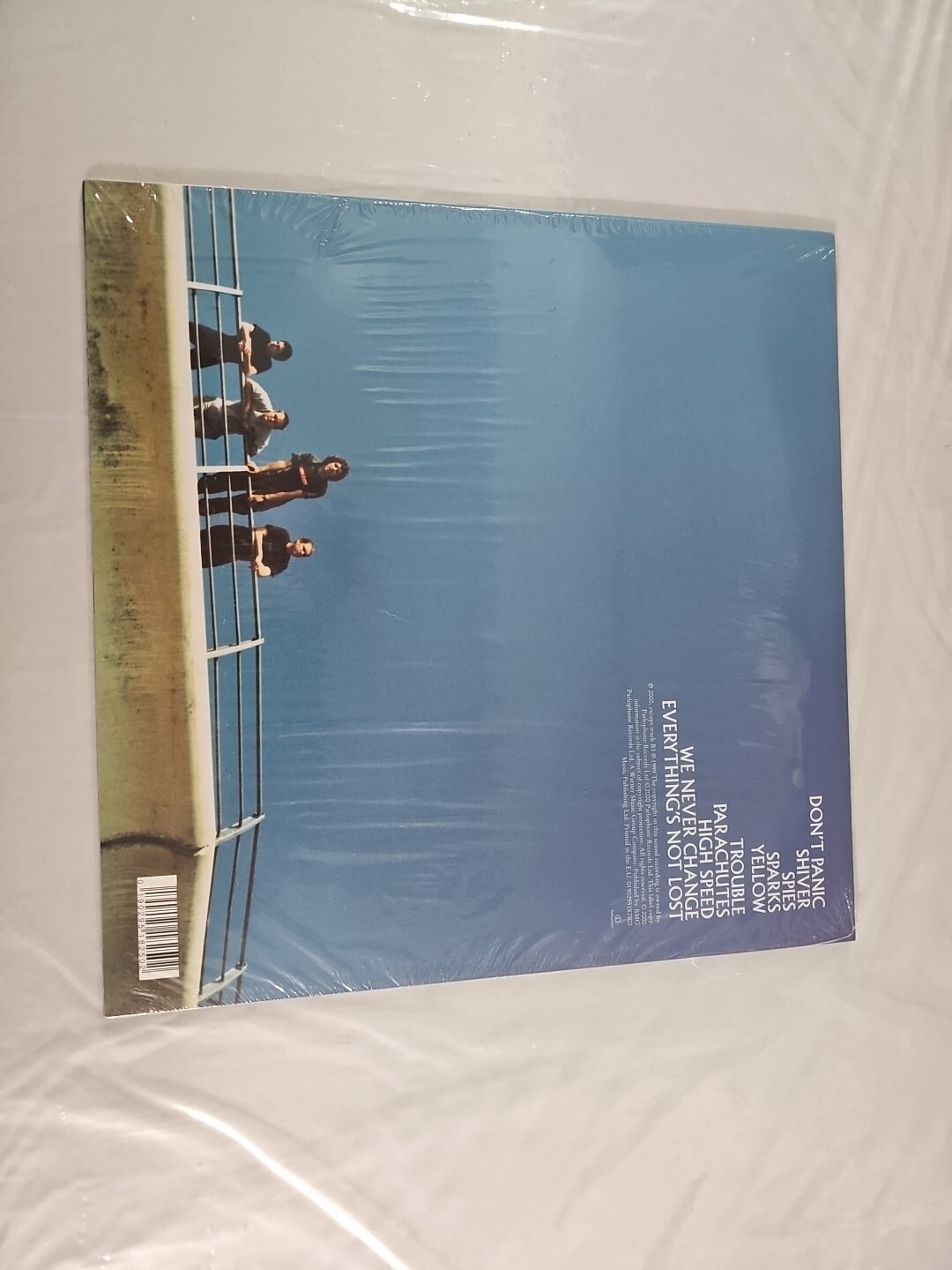Super Rare Coldplay – Parachutes YELLOW VINYL LP IN ORIGINAL PLASTIC BUT OPENED