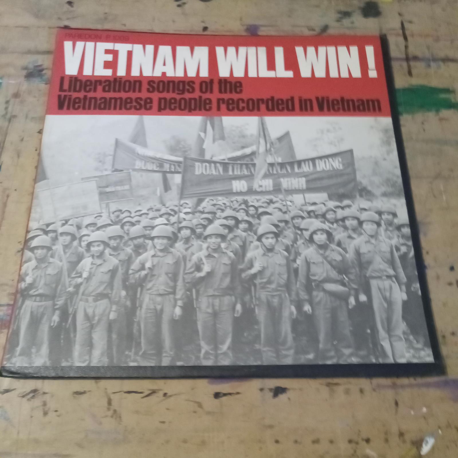 Vietnam Will Win Liberation Songs Of The Vietnamese People 1971 Paredon 1009 VG+