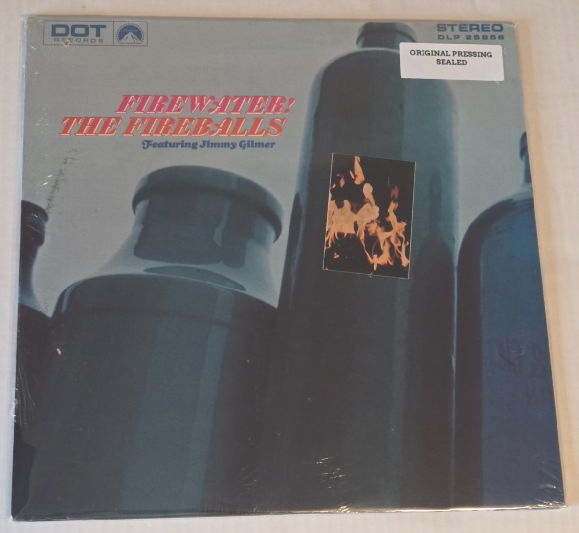 The Fireballs Featuring Jimmy Gilmer – Firewater! LP – DLP 25856 – New & Sealed