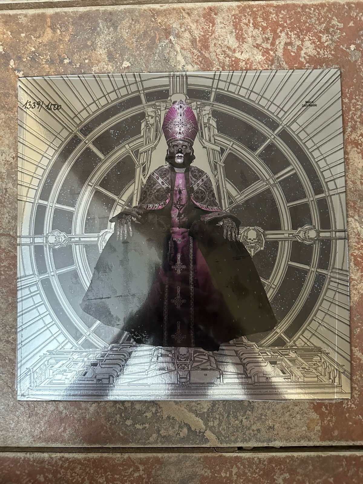 GHOST “Skeleta” 1339/1500 Black/White Splatter – Hand #’d Vertigo Vinyl New!