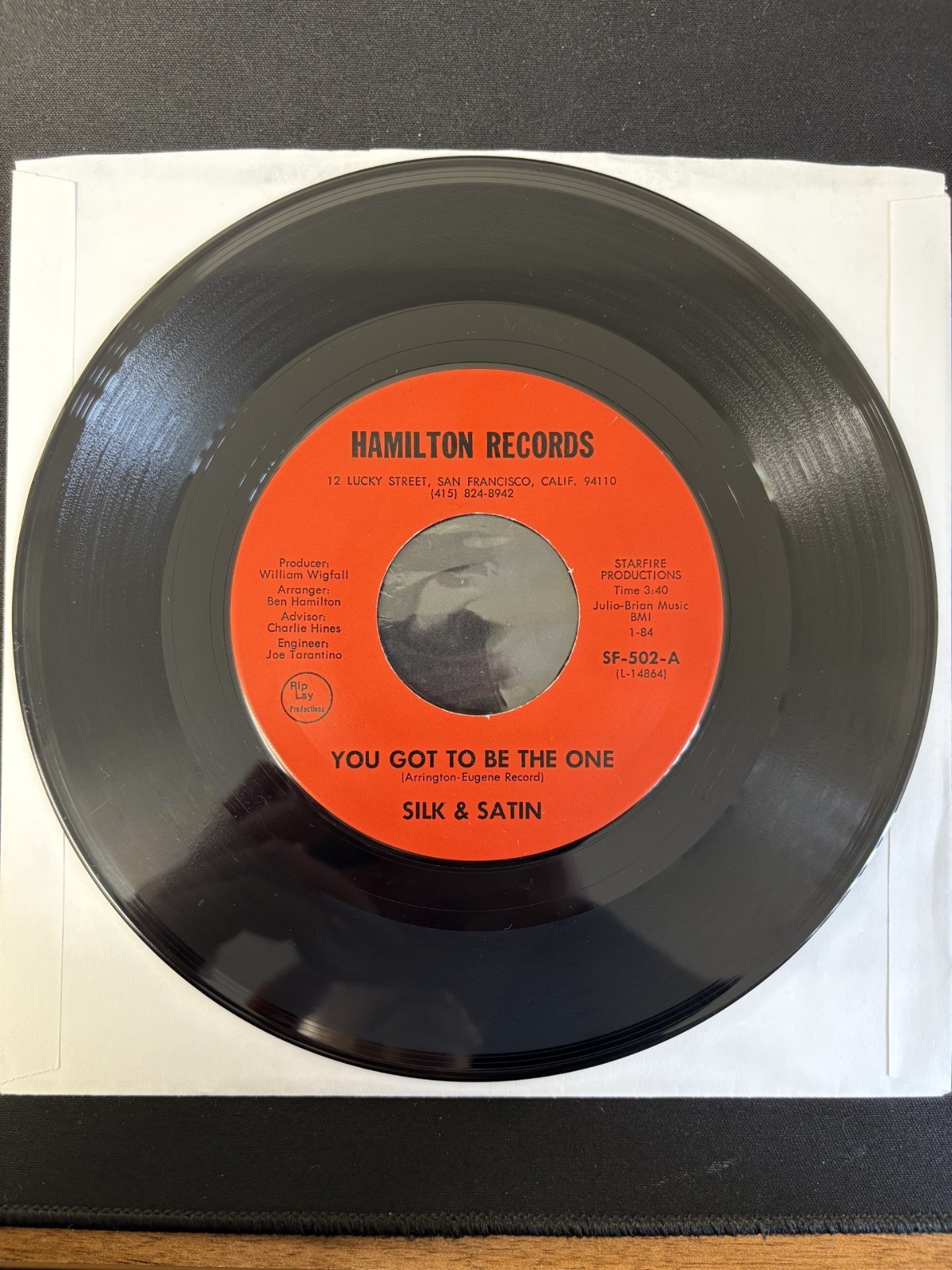 Silk & Satin – Rare California 70s Soul 45 (Clips Included)