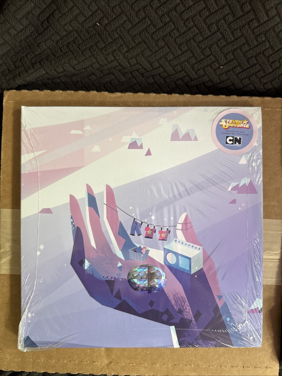 Steven Universe Vol. 1 Soundtrack (4x 10” Colored Vinyl) New iam8bit In Hand Set