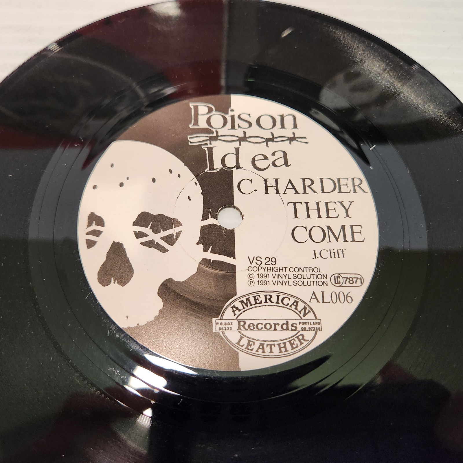 Poison Idea – 1991 Official Bootleg 2 x 7” Vinyl Solution UK London RARE