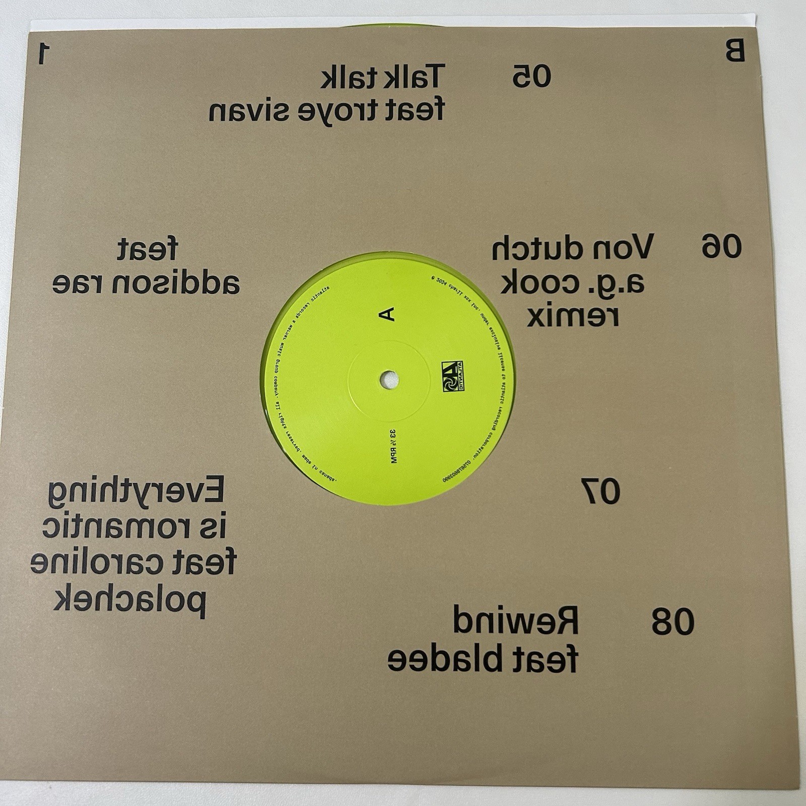 Charli XCX – Brat And Its Completely Different [VG Green Vinyl 2 LP]- Gatefold