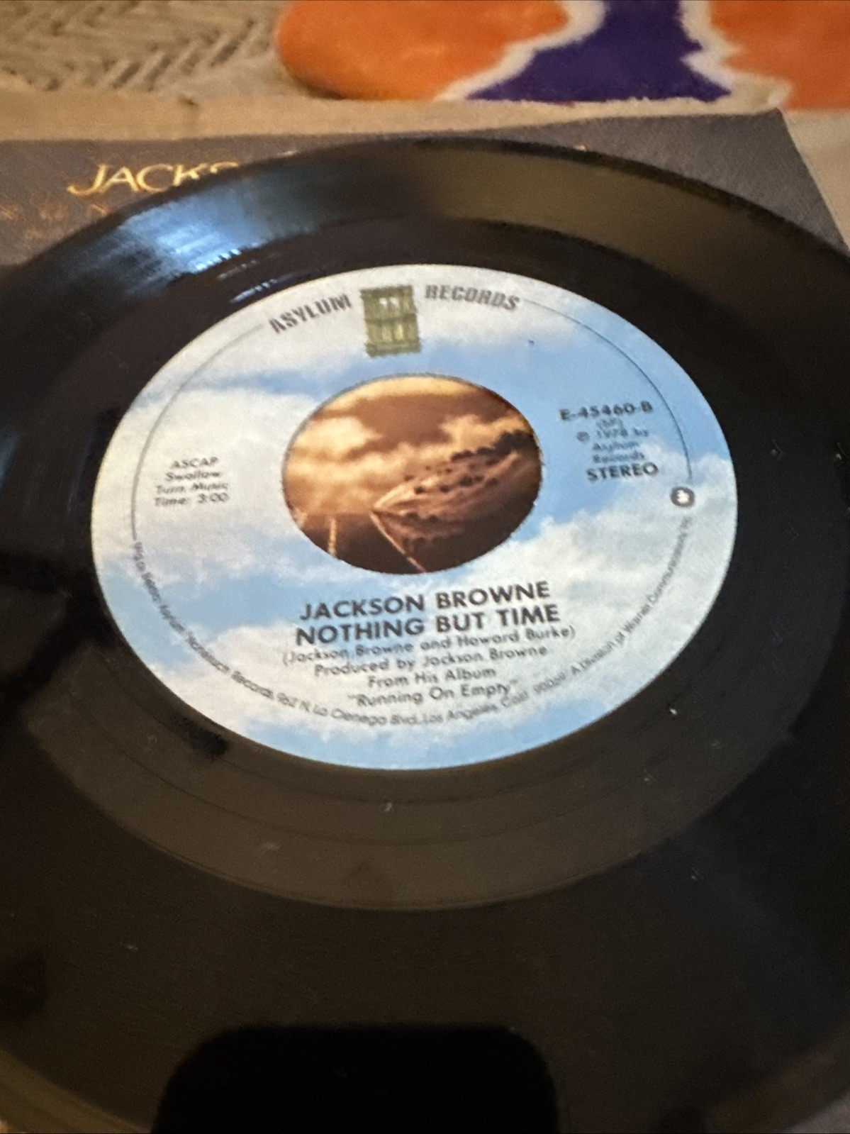 Sealed!! Jackson Browne -Running On Empty/nothing But Time 45 Vinyl 7” E45460 M