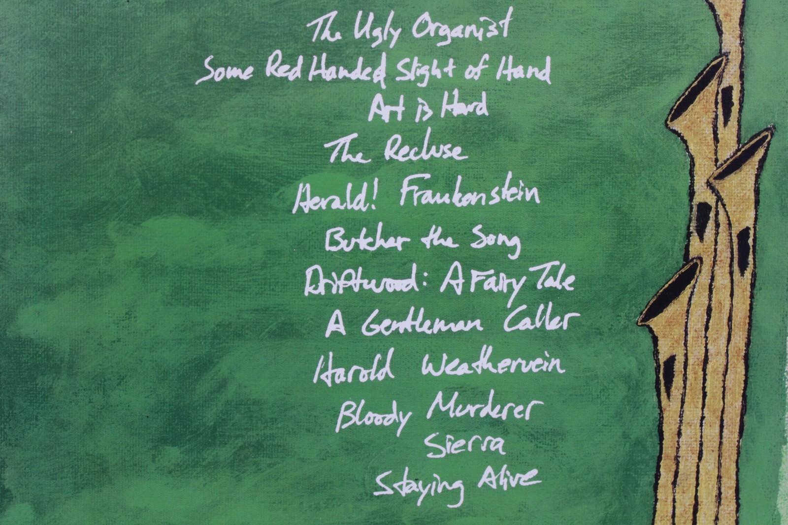 The Ugly Organ by Cursive LP Green Vinyl NM 2003 Rock Saddle Creek Records