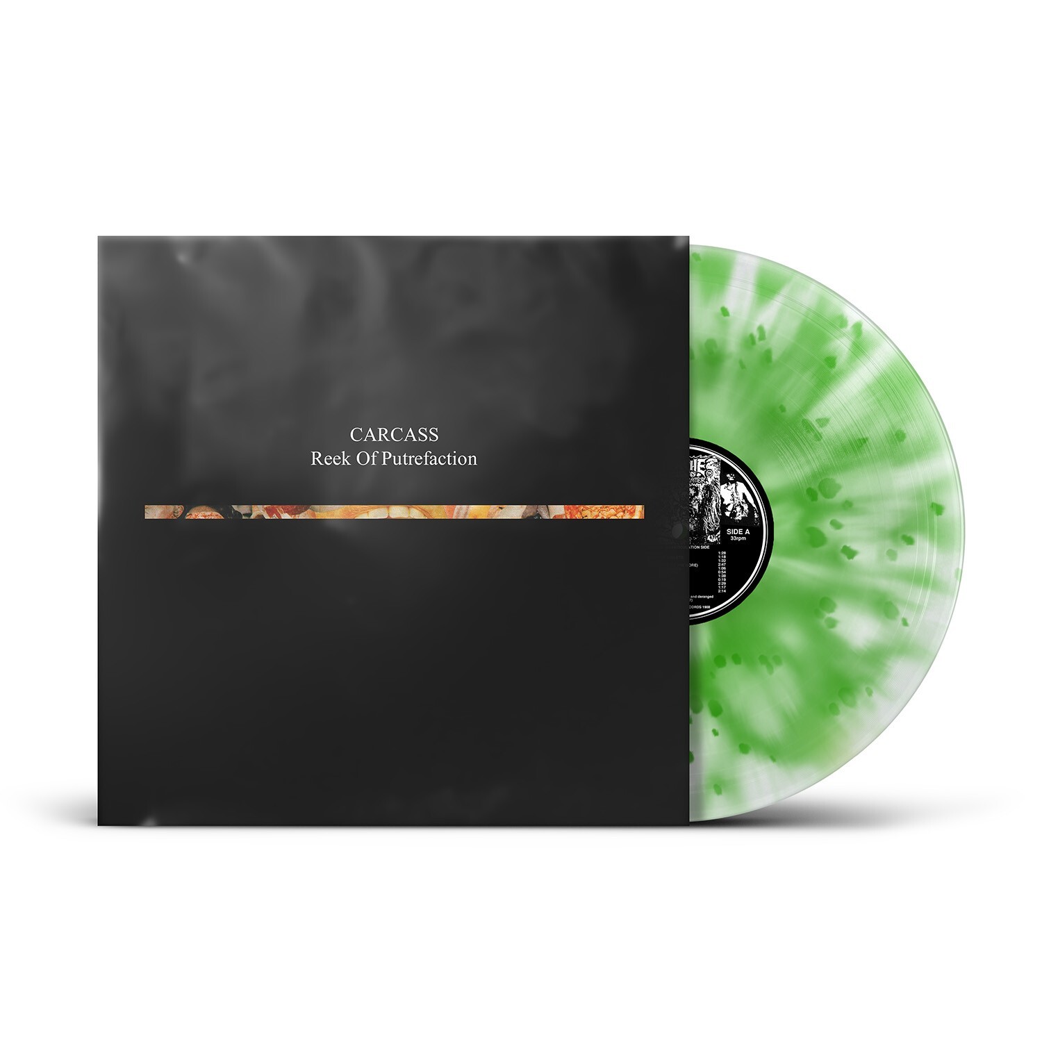 Carcass ‘Reek Of Putrefaction’ Green White Cloudy Vinyl – (Ltd to 300 copies)
