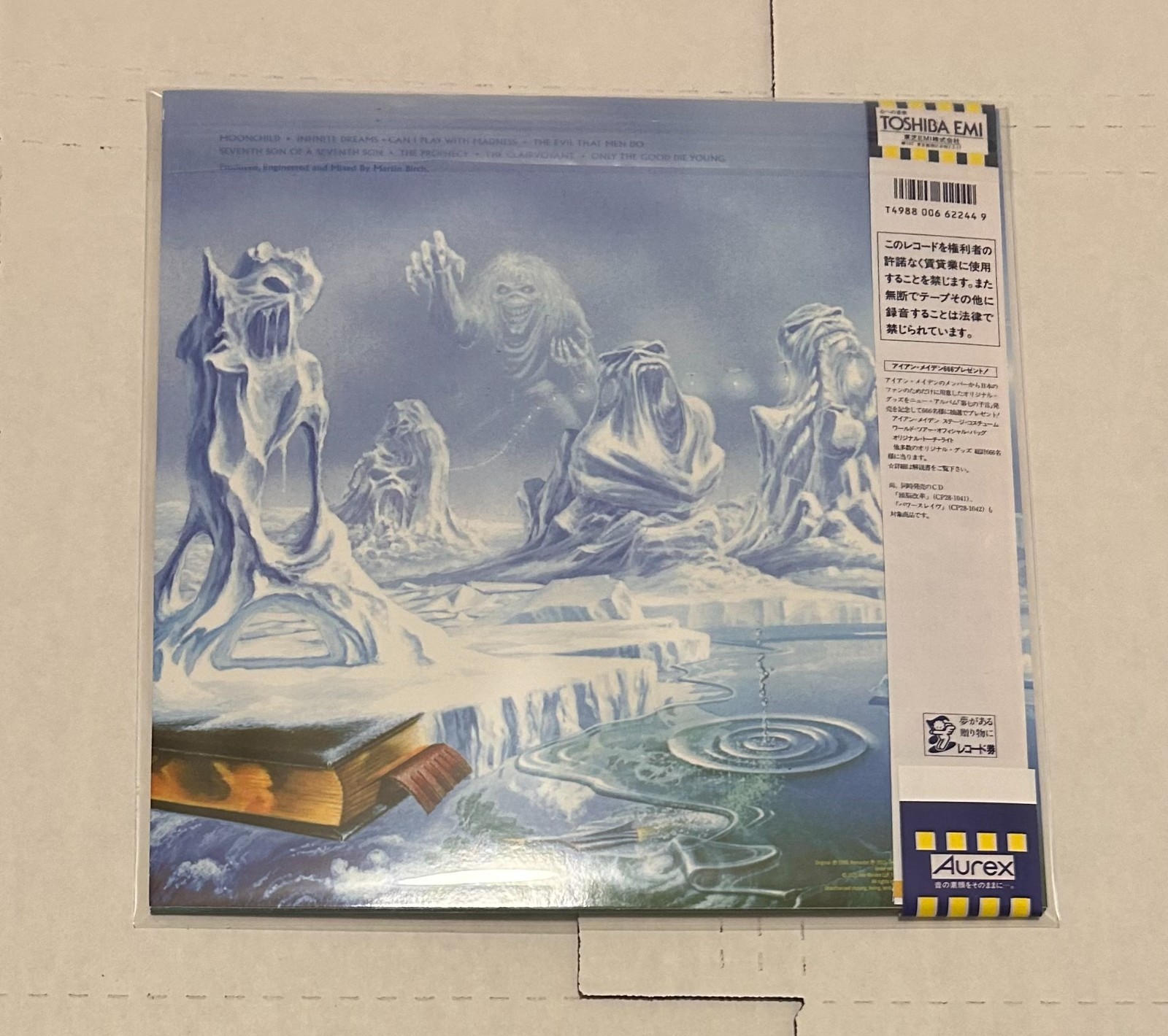 IRON MAIDEN “SEVENTH SON” Japan OBI VINYL LP reissue 2024 BRAND NEW