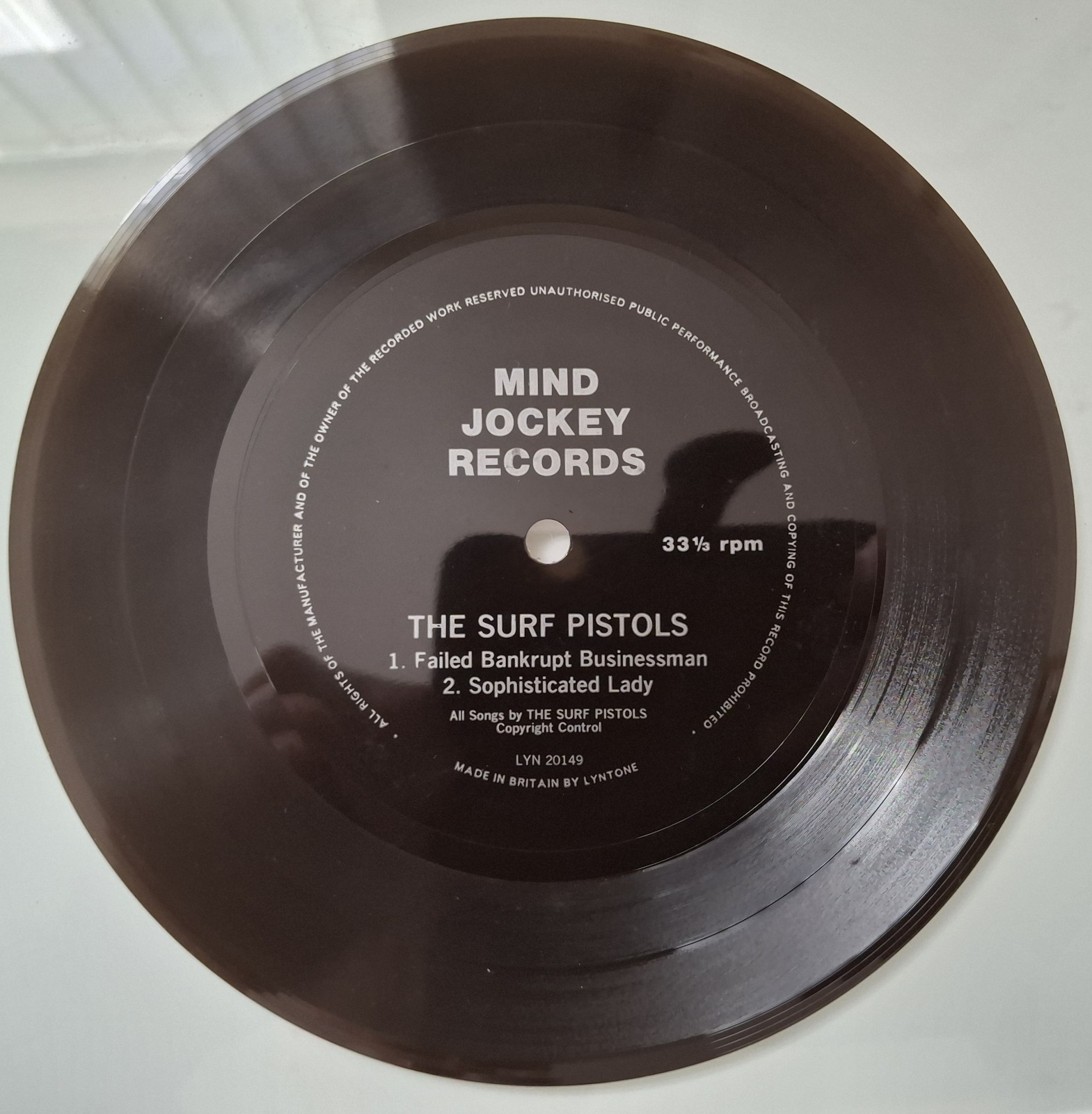 The Surf Pistols (One Thousand Violins) 7″ One Sided 2Track 33rpm Flexidisc 1988