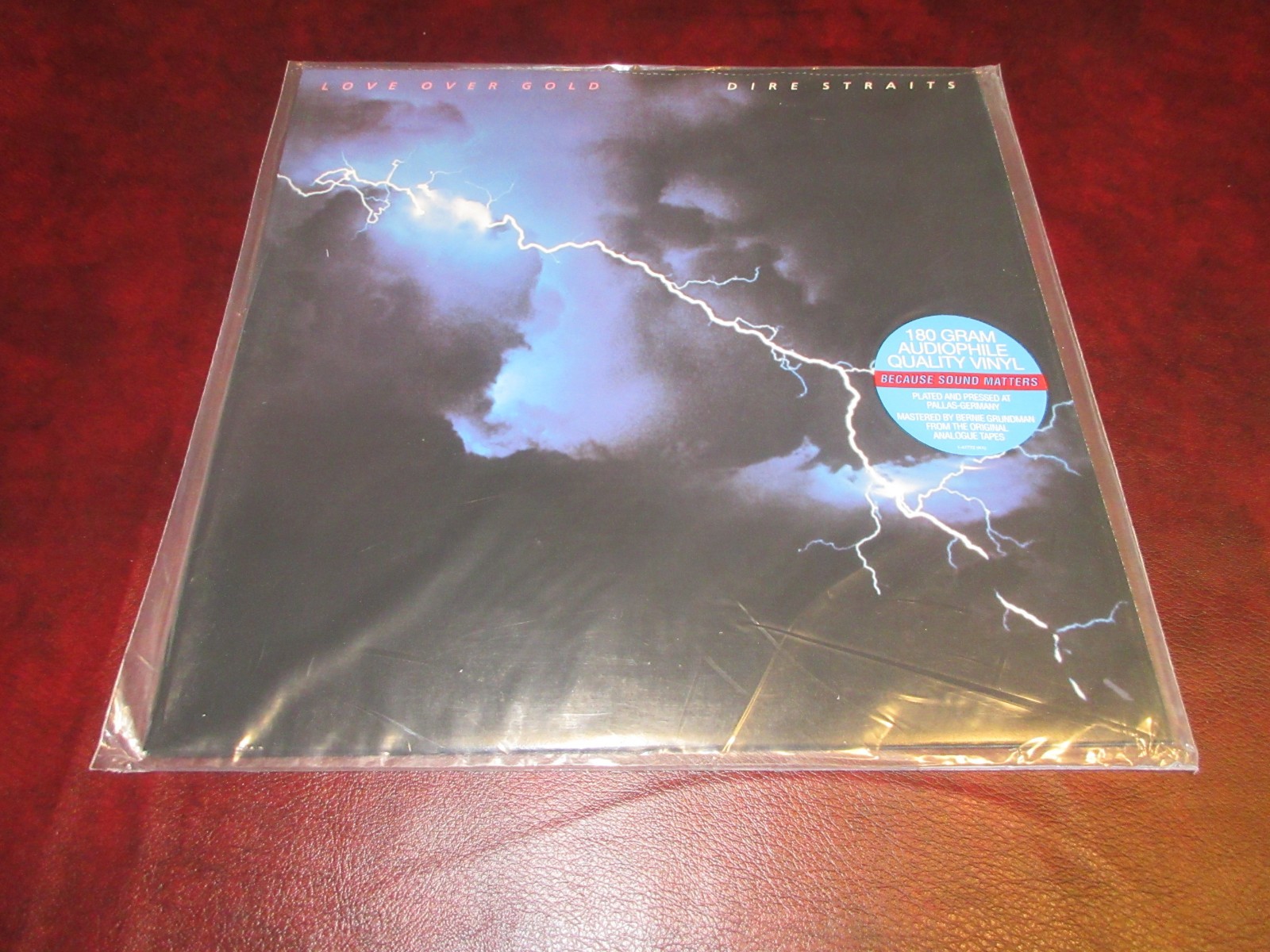 DIRE STRAITS KNOPFLER VERIFIED LOVE OVER GOLD 180G Bernie Grundman MASTERED LP