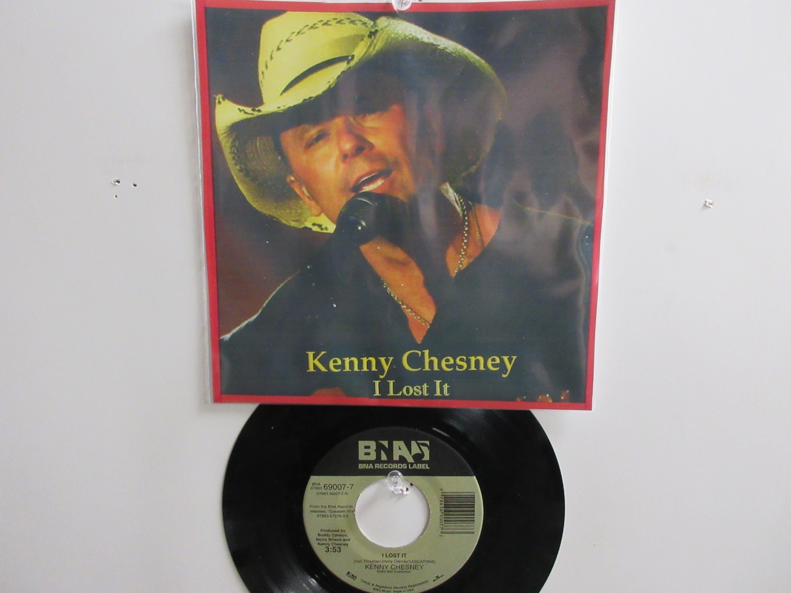 💥 ‘ KENNY CHESNEY ‘ HIT 45 + PICTURE [ I LOST IT ] 2000 ! 💥