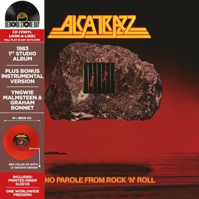 ALCATRAZZ NO PAROLE FROM ROCK ‘N’ ROLL (2LP RED/BLACK & ORANGE/BLACK MARBLE) RSD