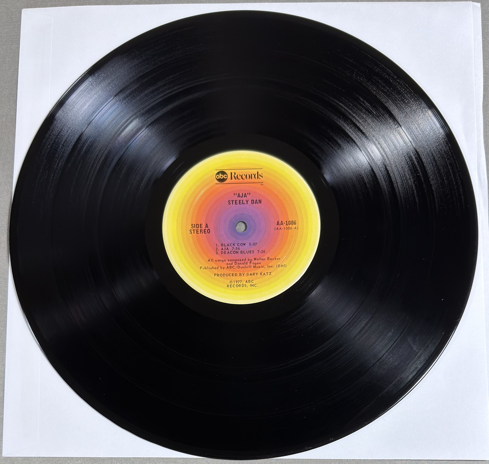 Steely Dan Aja US First Press ABC Records AA-1006 donald fagen 1977 Vinyl LP NM