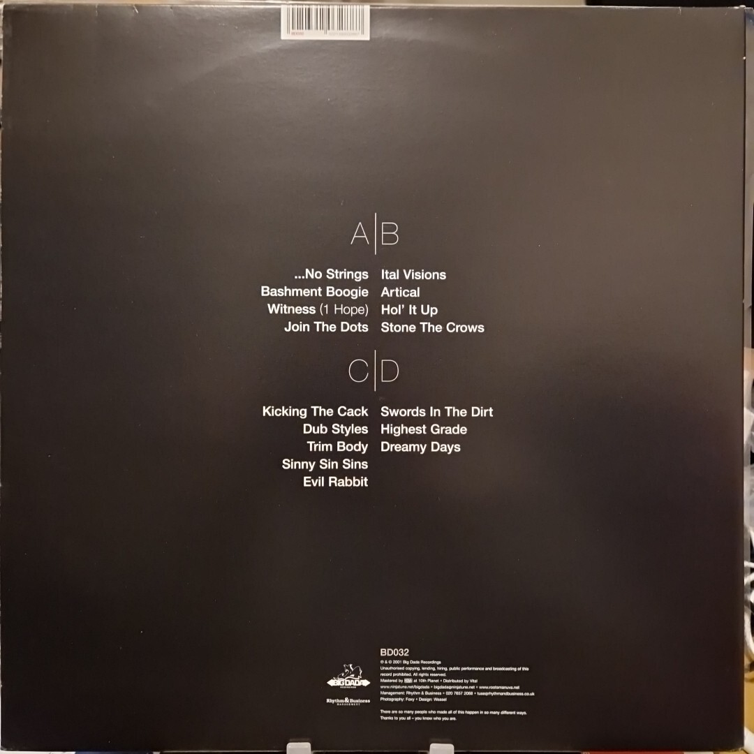 Roots Manuva – Run Come Save Me – 2 x Vinyl Record LP Big Dada 2001 1st Press EX